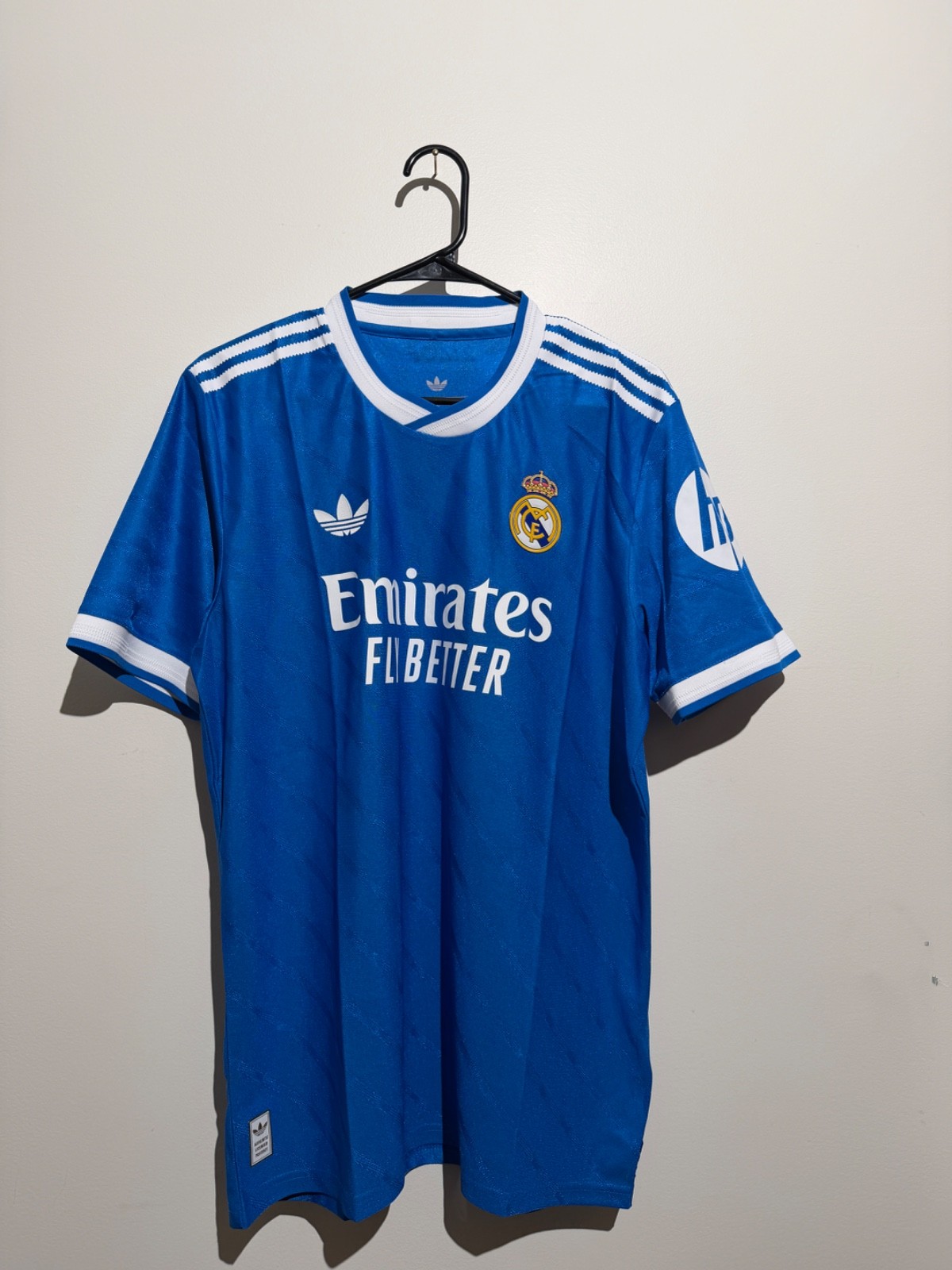 Adidas Real Madrid 2025/26 Third Authentic Jersey JV5839 Men\'s Large NWT Blue