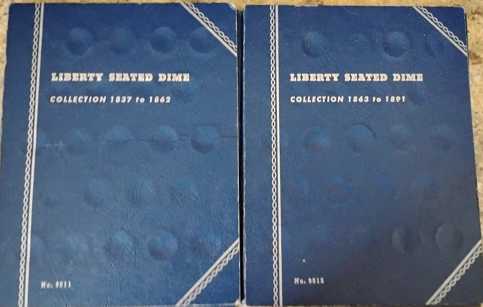 US Seated Liberty Dime Lot of 41 coins listed 1842 through 1891 - list below