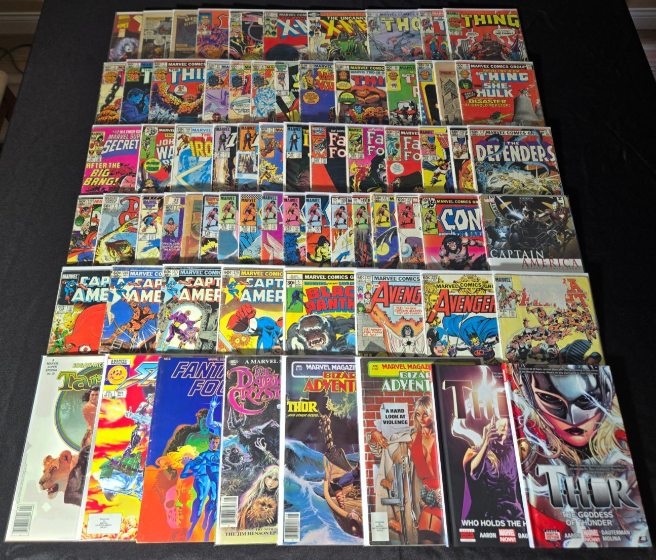 AnotherTime Lot of 69 Marvel Comic Books Vintage Captain America Iron Man Thing AnotherTime Lot of 69 Marvel Comic Books Vintage Captain America Iron Man Thing