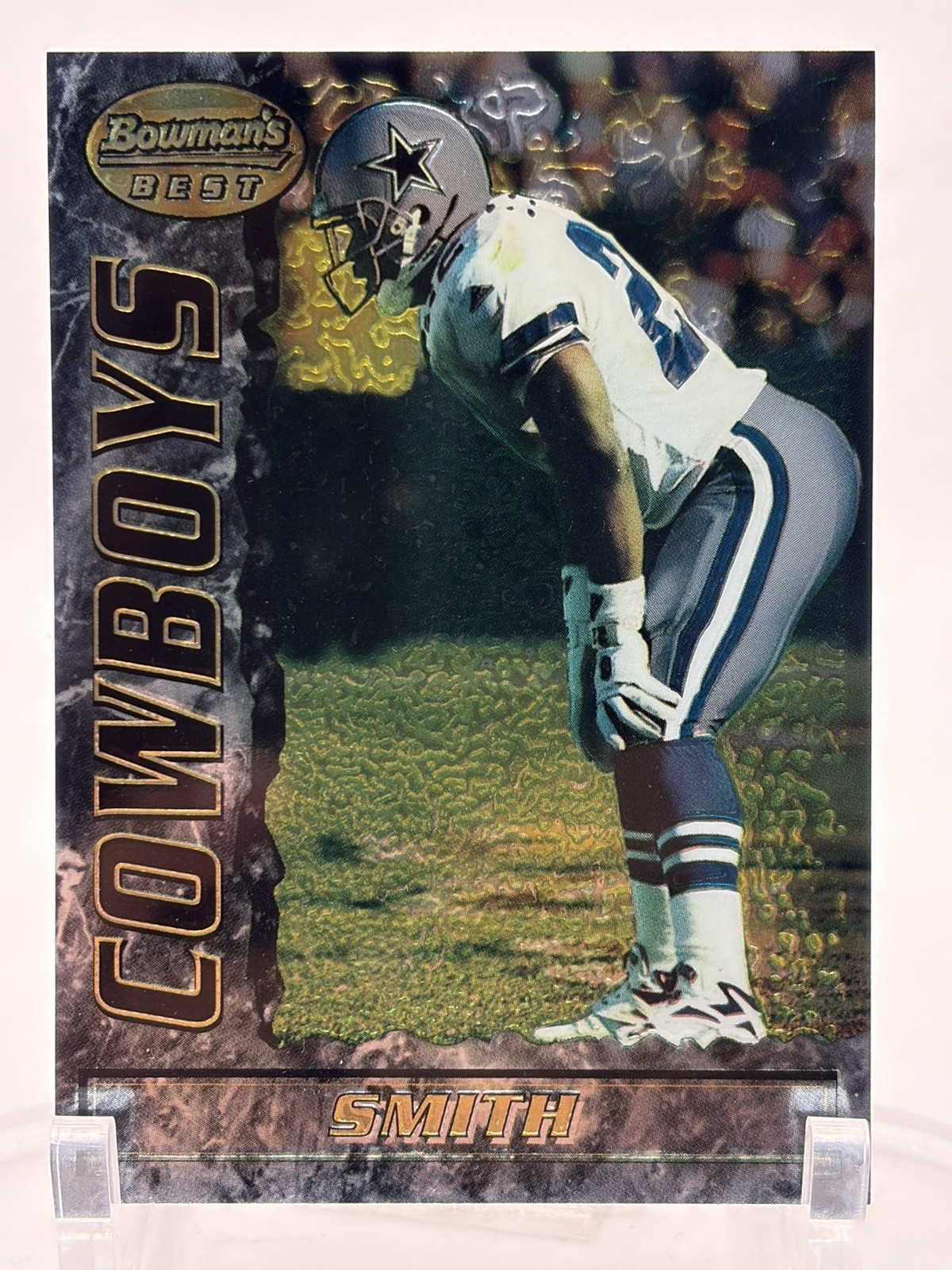 🔥Bowman 1995 Bowman's Best Emmitt Smith Rare Black Refractor #37 NFL Card🔥 🔥Bowman 1995 Bowman's Best Emmitt Smith Rare Black Refractor #37 NFL Card🔥