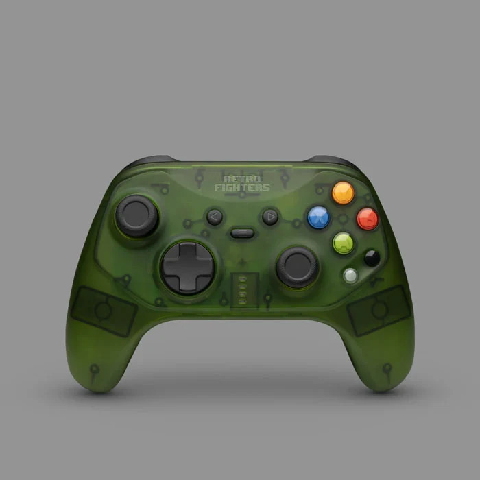Retro Fighters Hunter Wireless Controller Green - XBOX/Switch/PC Retro Fighters Hunter Wireless Controller Green - XBOX/Switch/PC