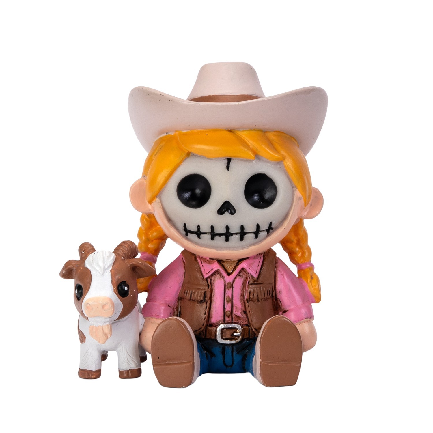 PT FurryBones Annie Bones the Cowgirl Resin Mini Figure PT FurryBones Annie Bones the Cowgirl Resin Mini Figure