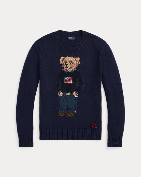 polo bear sweater men medium polo bear sweater men medium