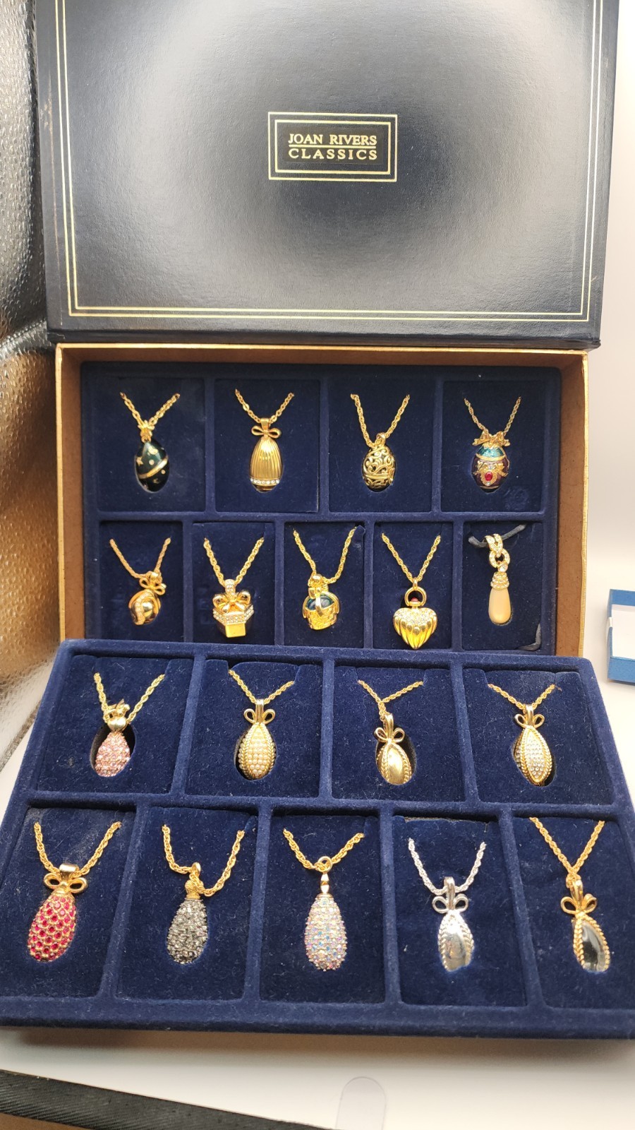 Joan Rivers Egg Necklace Box Set Vol II Collection