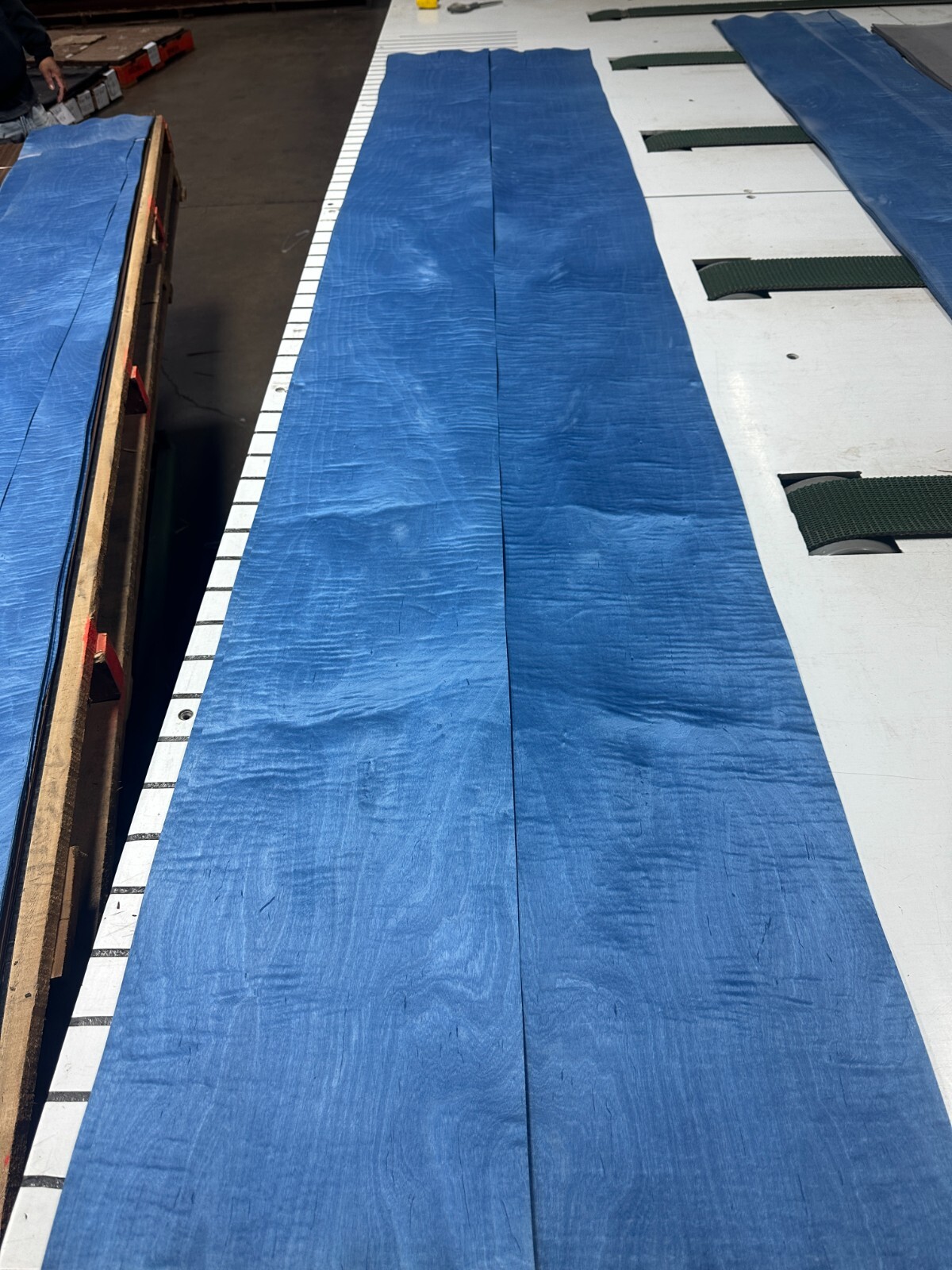 Blue Birch Raw Wood Veneer 2 sheets 100\'\' x 10\'\' 49F