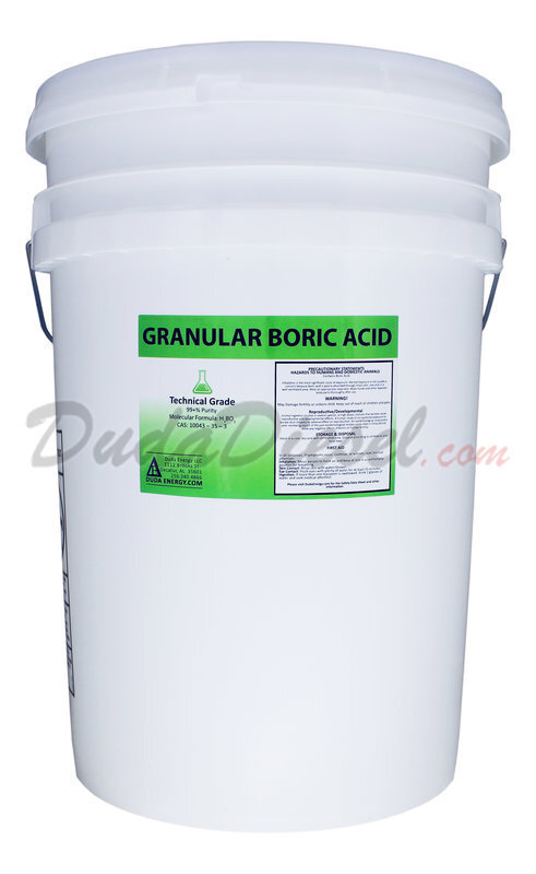 Duda Energy Boric Acid 99+% Purity Granular White Crystals