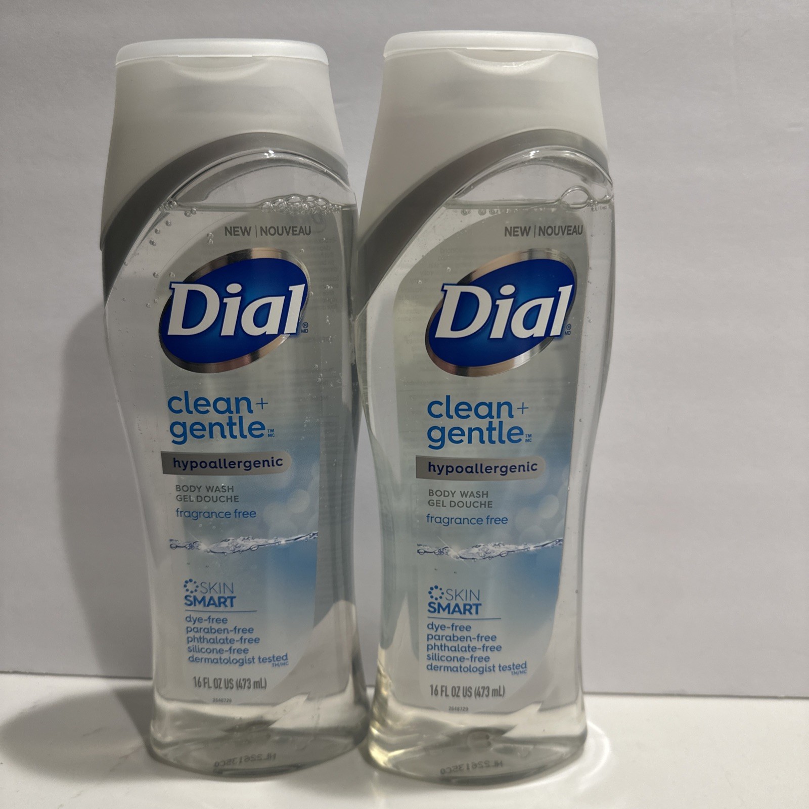 2X DIAL CLEAN + GENTLE HYPOALLERGENIC BODY WASH FRAGRANCE FREE 16oz 2X DIAL CLEAN + GENTLE HYPOALLERGENIC BODY WASH FRAGRANCE FREE 16oz