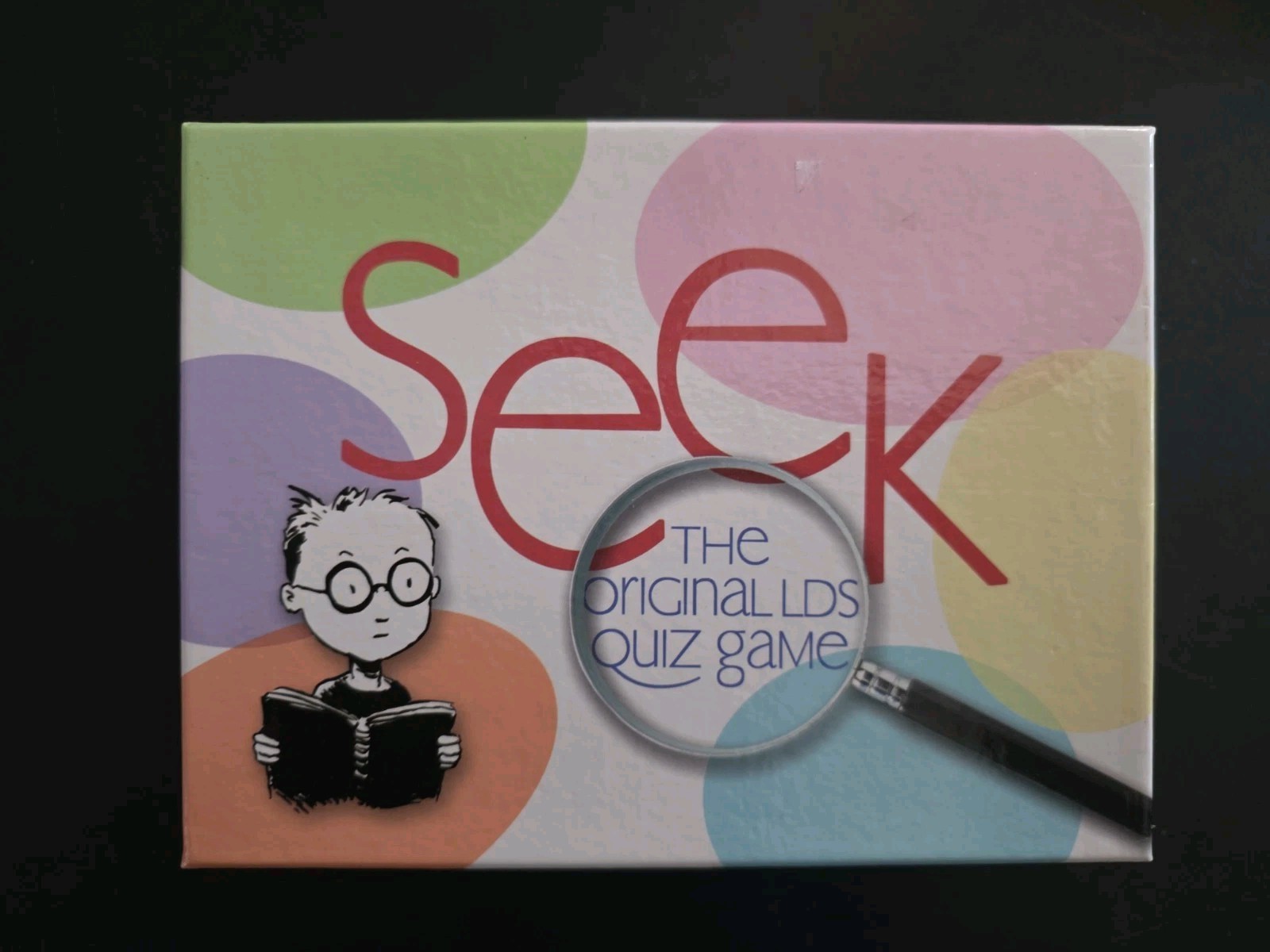 Seek - The Original LDS Quiz Game - Mormon Scripture Trivia -Sunday School -2003 Seek - The Original LDS Quiz Game - Mormon Scripture Trivia -Sunday School -2003