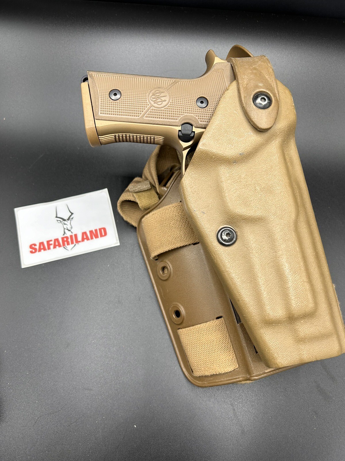 New Safariland Beretta M9A4 Centurion SLS Holster Drop Leg Coyote, RH