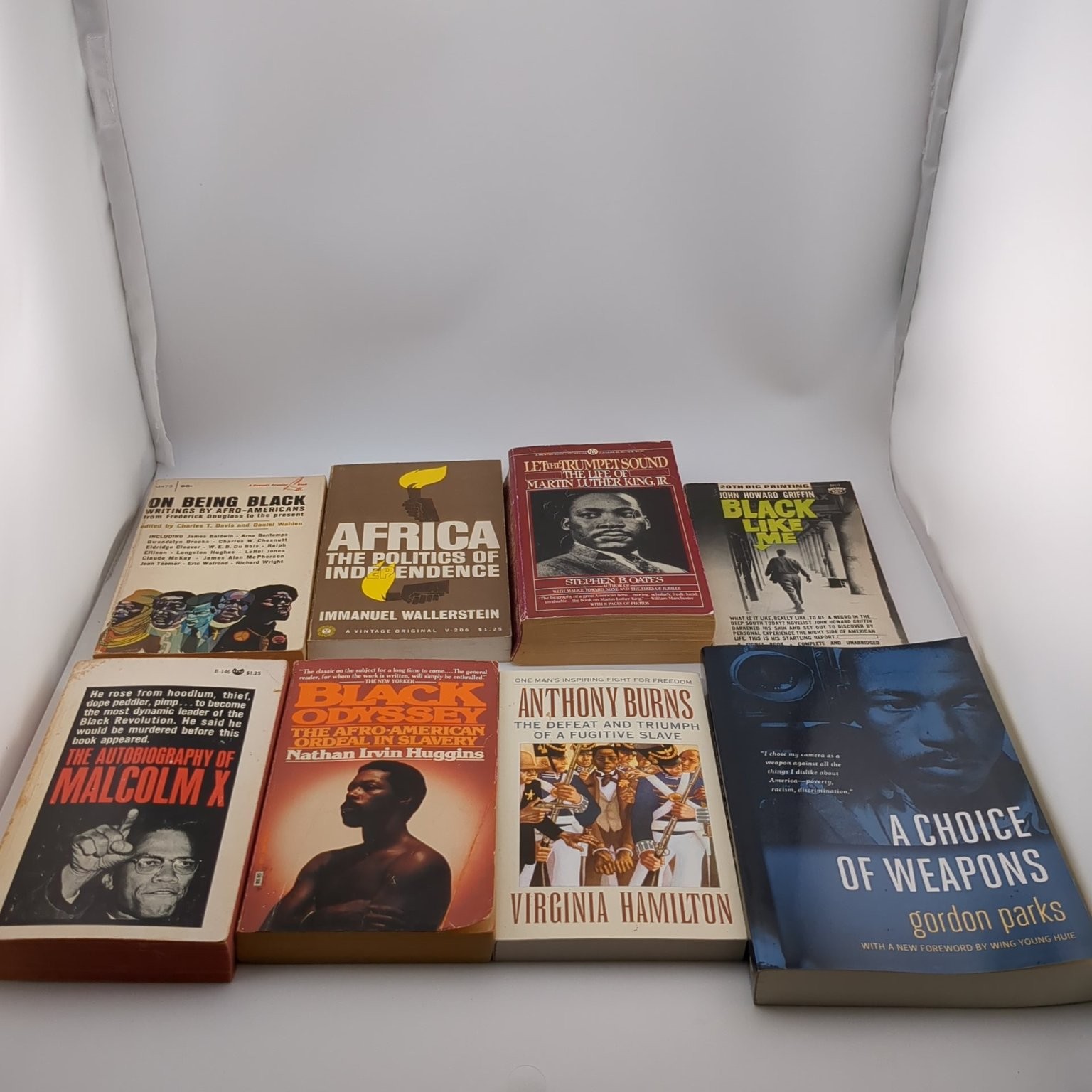 Vintage Civil Rights Book Lot Black Power Memoir Griffin Higgins Parks Malcom X