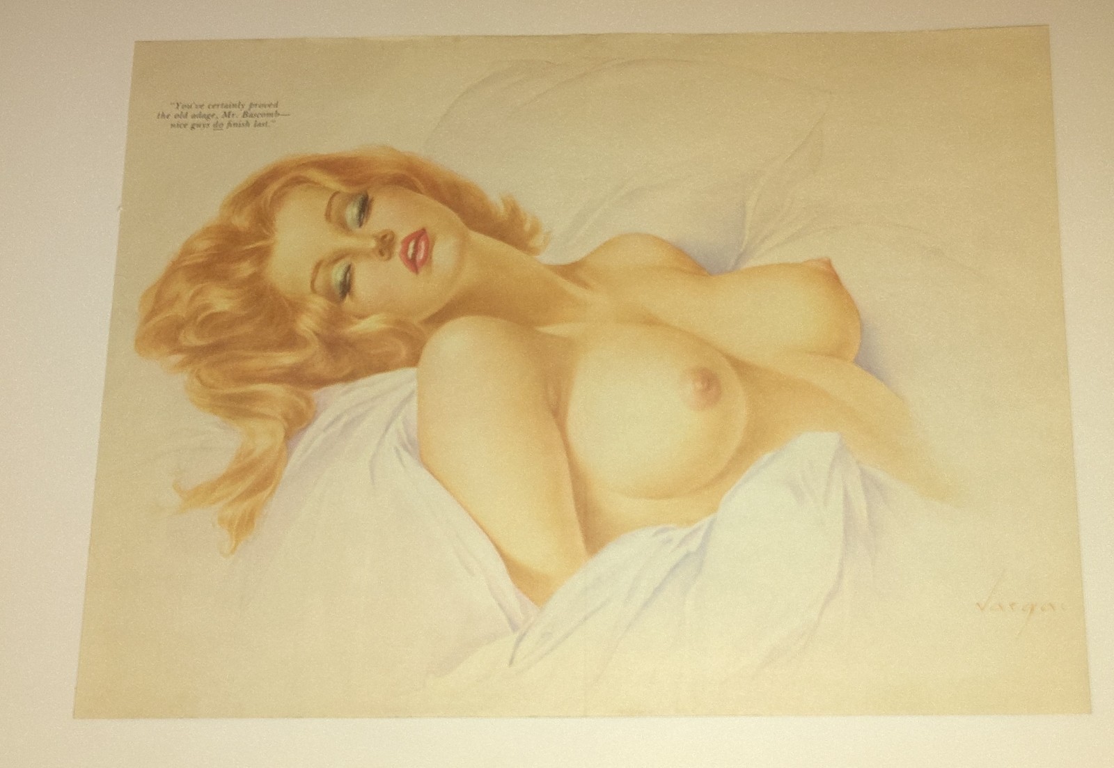 Vintage Alberto Vargas Pinup Poster LeRoy Neiman Opera Ballet Art Card Stock Set