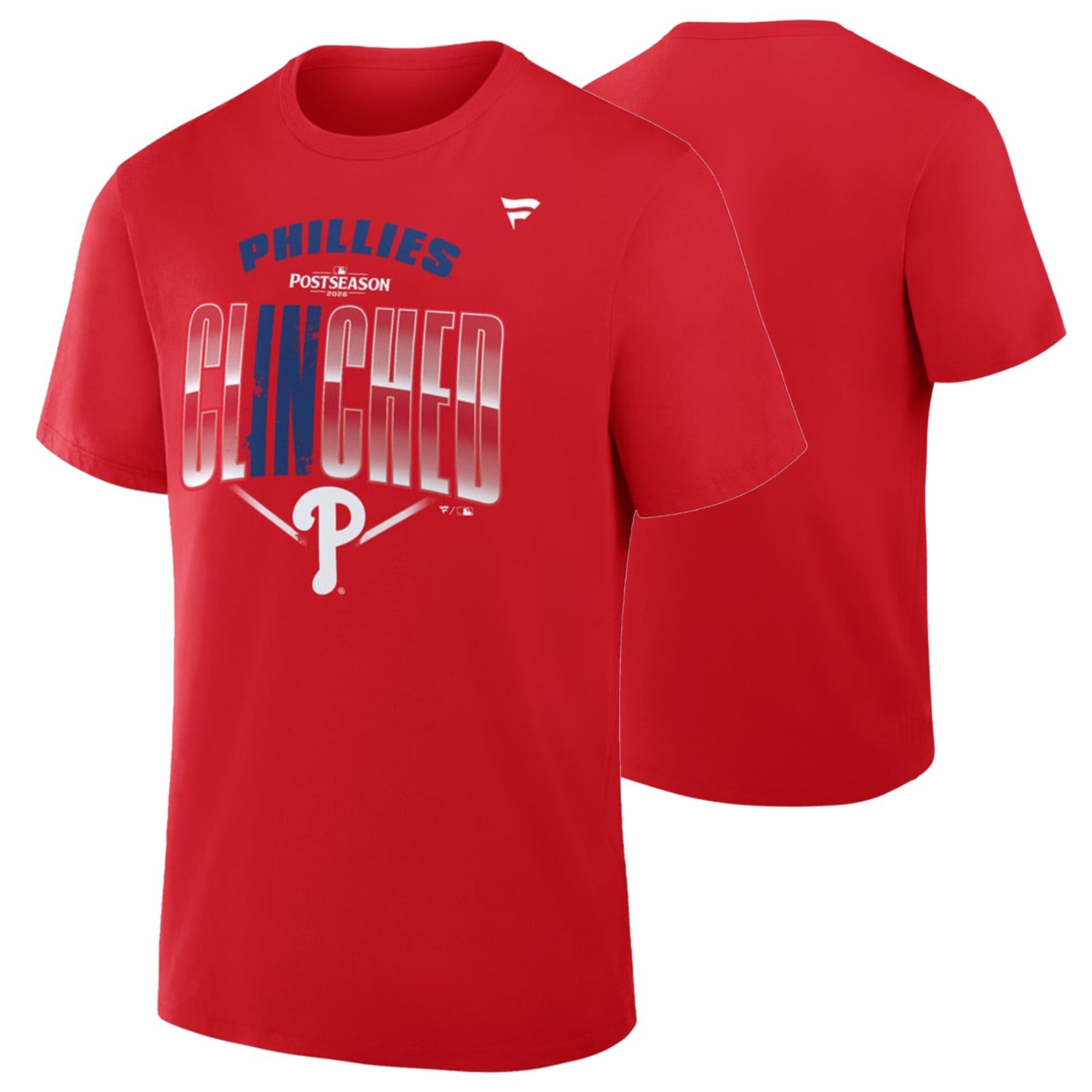 Hot Sale Philadelphia Phillies 2026 Postseason Locker Room T-Shirt - Red S-5XL