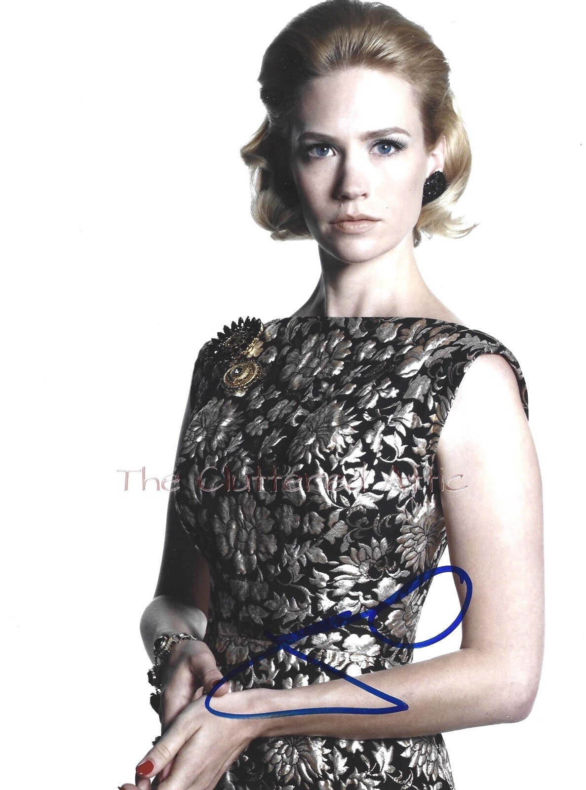 JANUARY JONES as Betty Draper In MAD MEN Hand signed 8x10 Colour photo w COA