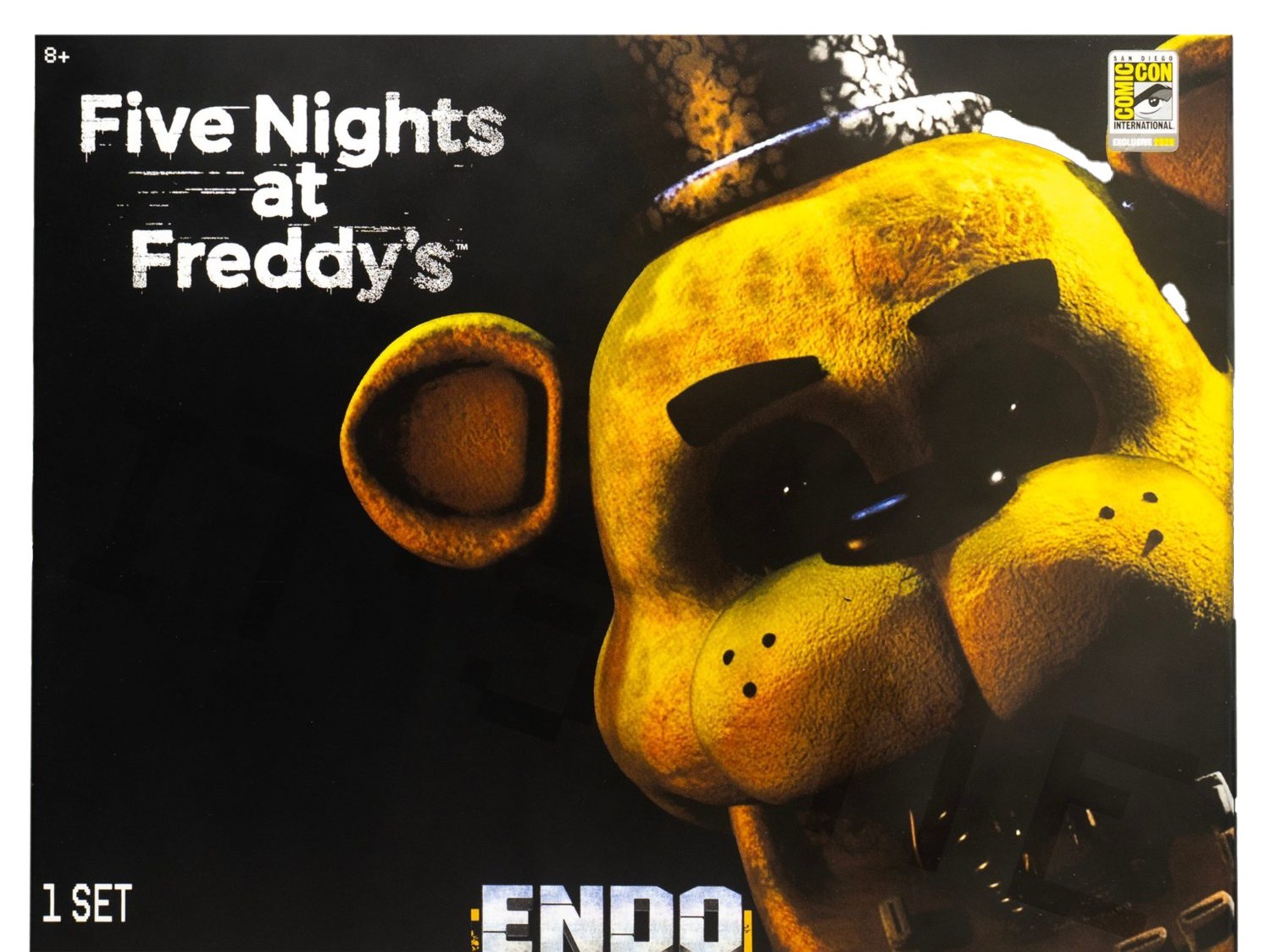 SDCC 2026 JAZWARES FIVE NIGHTS AT FREDDY\'S ENDO-SERIES MIDNIGHT & GOLDEN IN HAND SDCC 2026 JAZWARES FIVE NIGHTS AT FREDDY\'S ENDO-SERIES MIDNIGHT & GOLDEN IN HAND