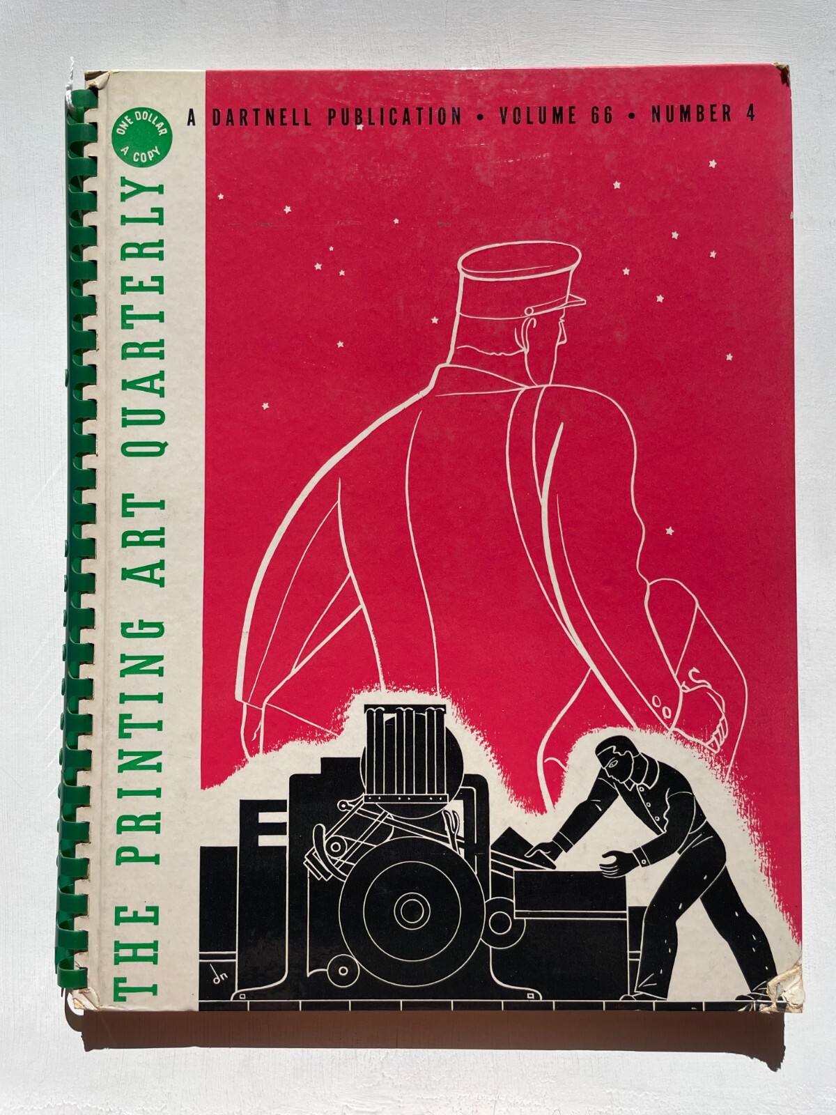 1936 The Printing Art Quarterly Hardback Cover Magazine 1936 The Printing Art Quarterly Hardback Cover Magazine