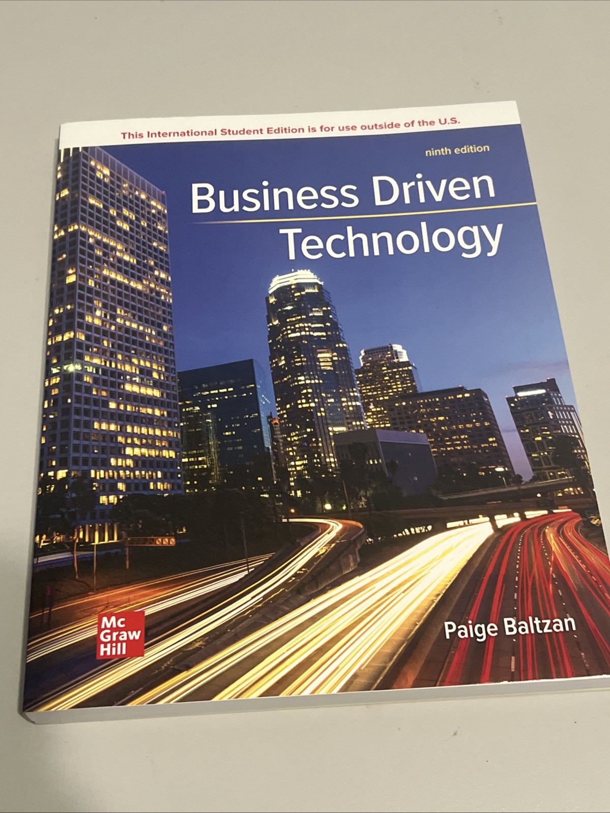 Business Driven Technology Ninth Edition Paige Baltzan International Student Ed. Business Driven Technology Ninth Edition Paige Baltzan International Student Ed.