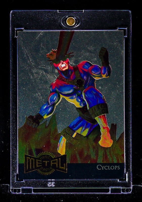 Cyclops RARE VINTAGE GOLD BLASTER LIMITED EDITION INSERT X-Men Marvel