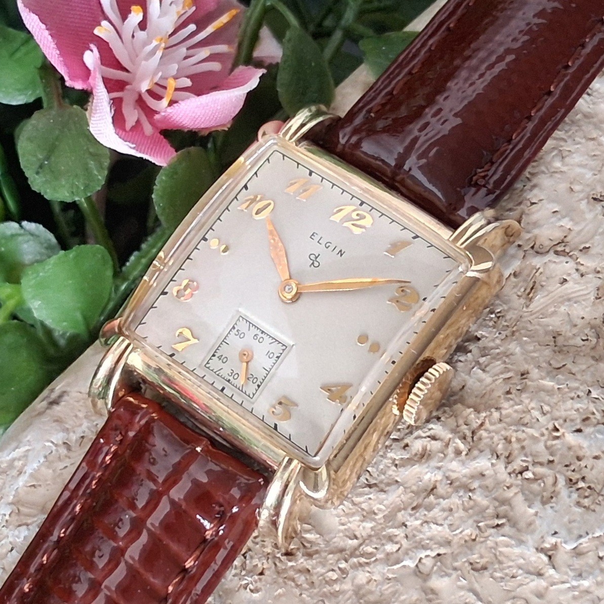 Serviced 1951 Elgin DuraPower 10k Gold Plated Men's Vintage Watch New Crystal