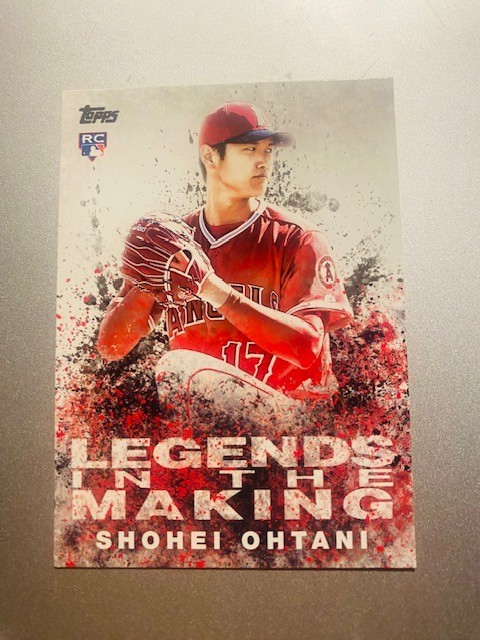Topps 2018 Legends in the Making Series 2 Shohei Ohtani RC #LITM-2 Angels Topps 2018 Legends in the Making Series 2 Shohei Ohtani RC #LITM-2 Angels