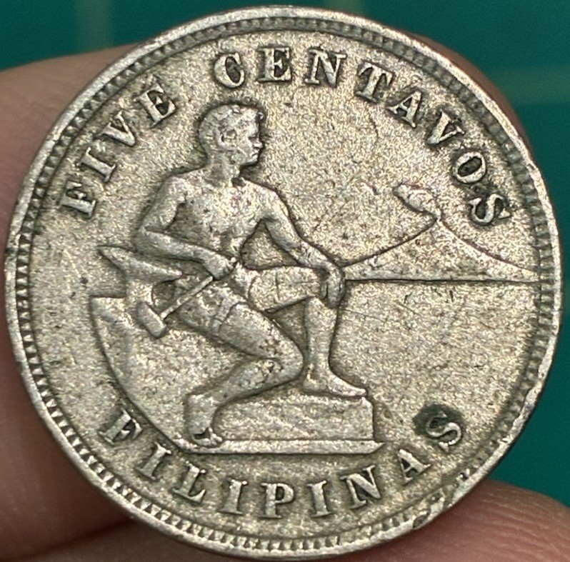 1903 Philippines 5 Centavos United States Administration 1st Year 1903 Philippines 5 Centavos United States Administration 1st Year