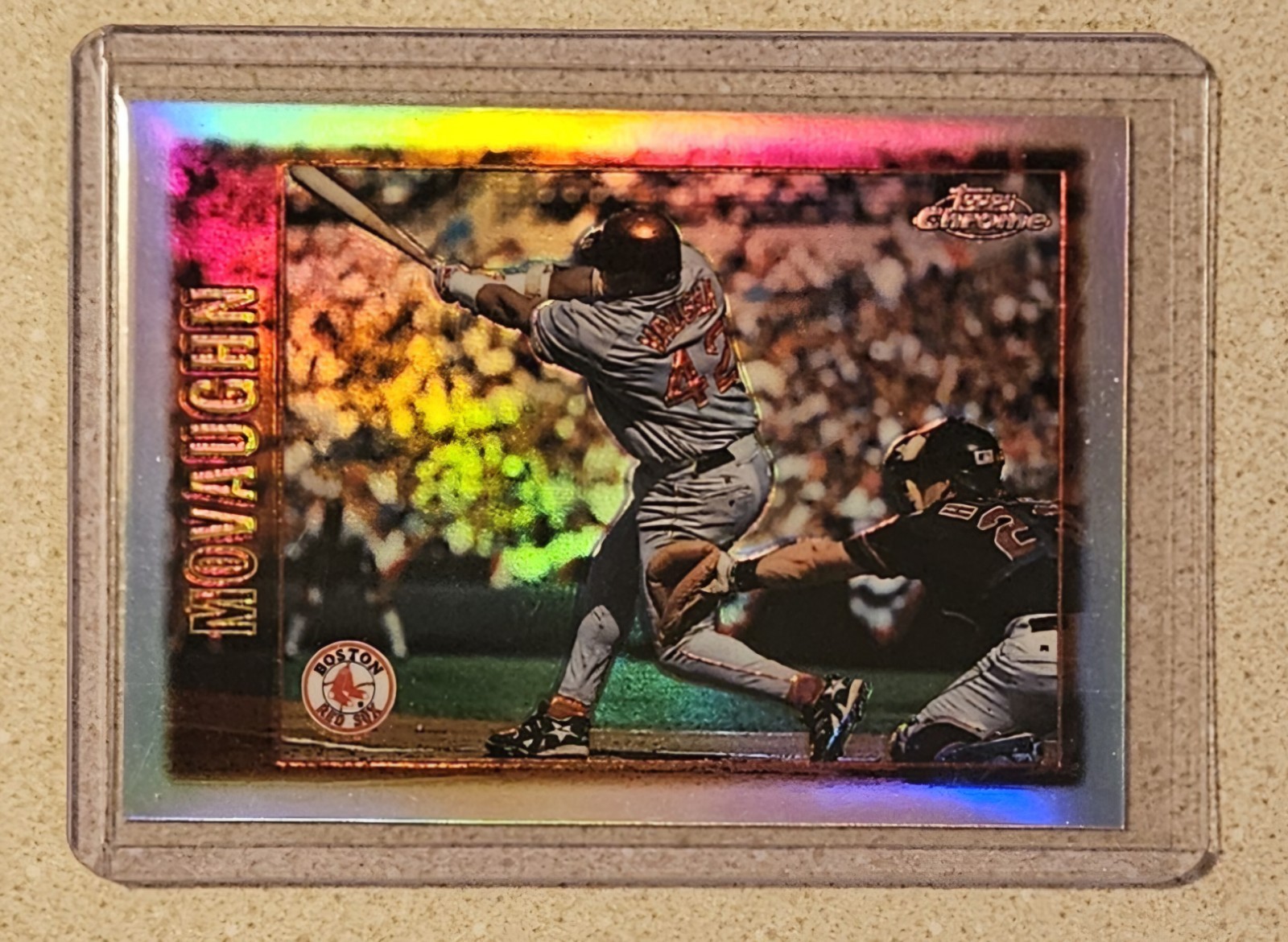 Mo Vaughn 1997 Topps Chrome SP Refractor Parallel #159 - Boston Red Sox 🔥 Mo Vaughn 1997 Topps Chrome SP Refractor Parallel #159 - Boston Red Sox 🔥