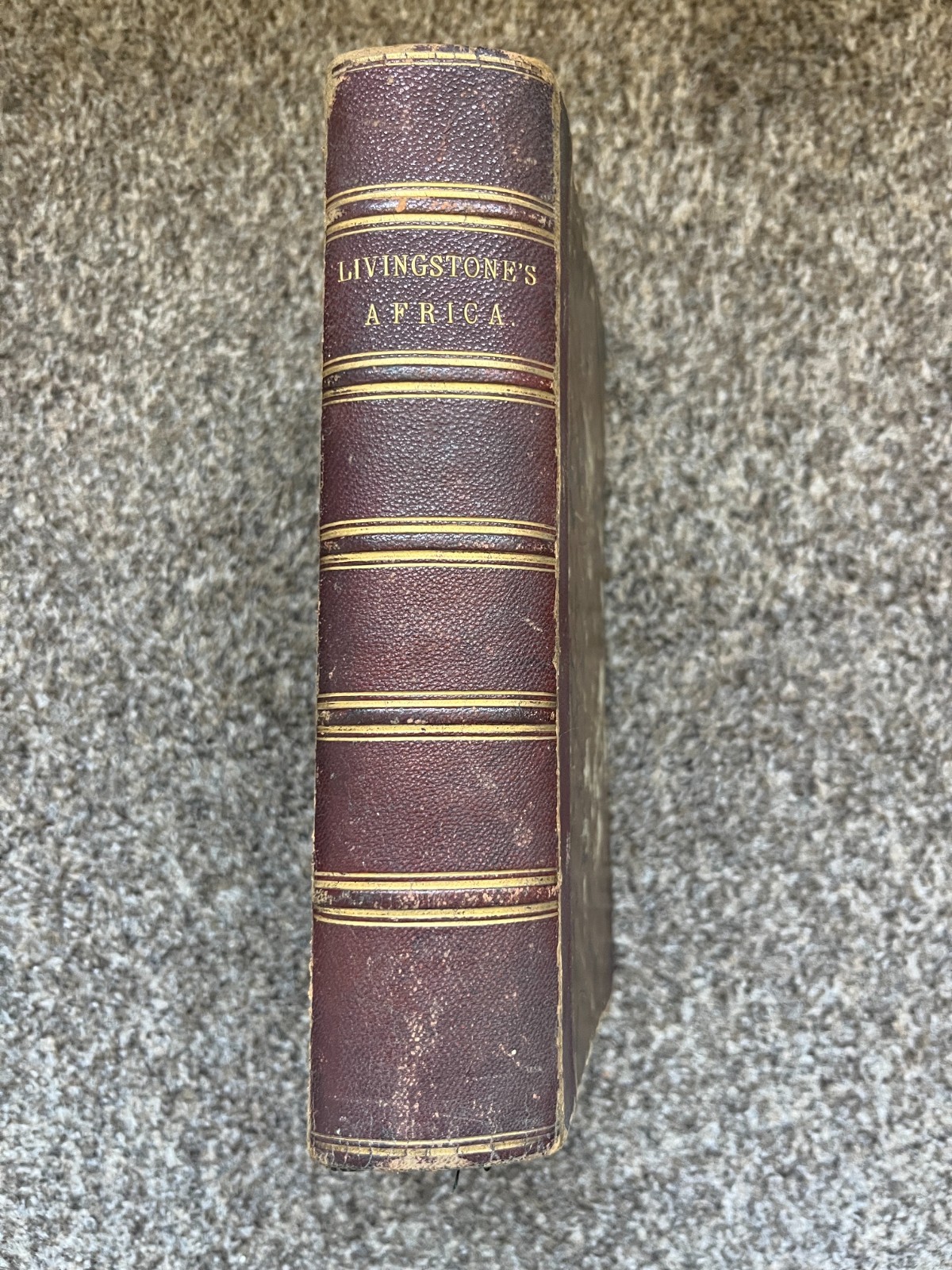 David Livingstone Missionary Travels Africa 1857 John Murray Map & Plates Faults