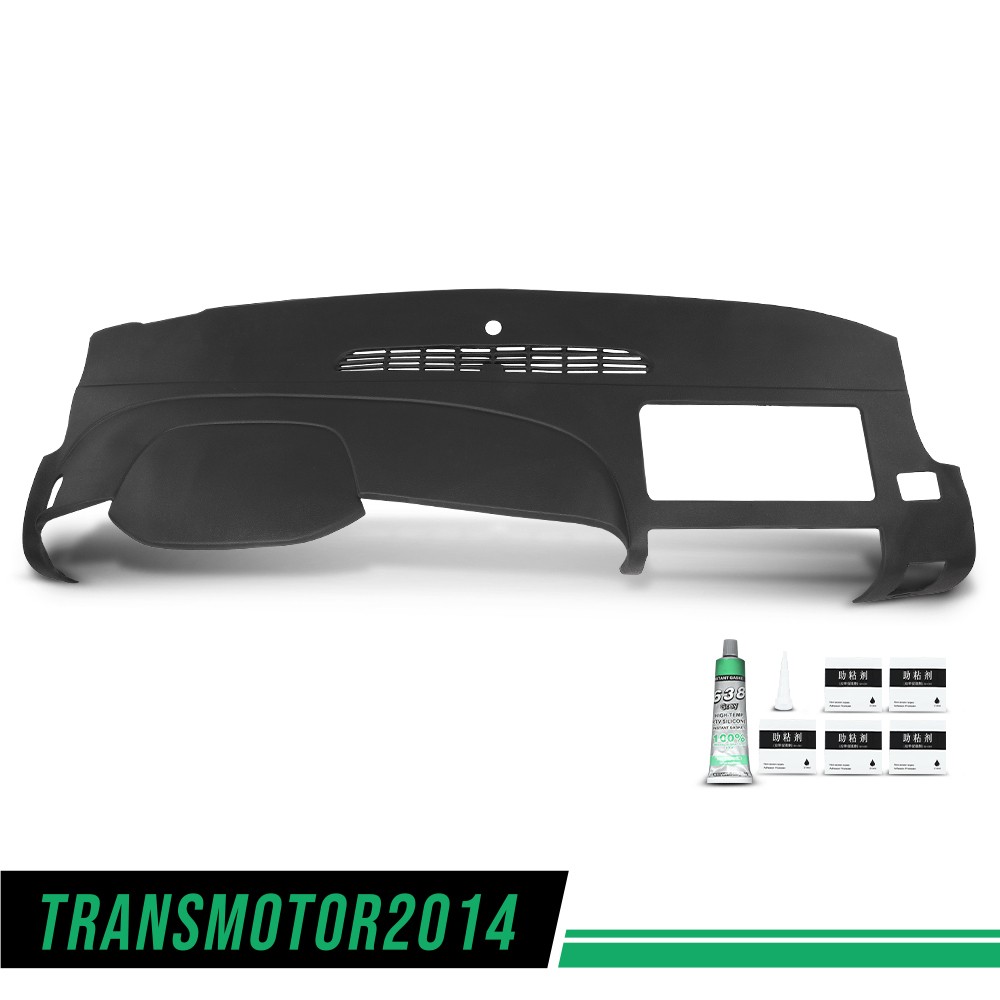 Dash Board Cap Cover Fit For 2007-2014 Chevy Silverado GMC Sierra Black Overlay