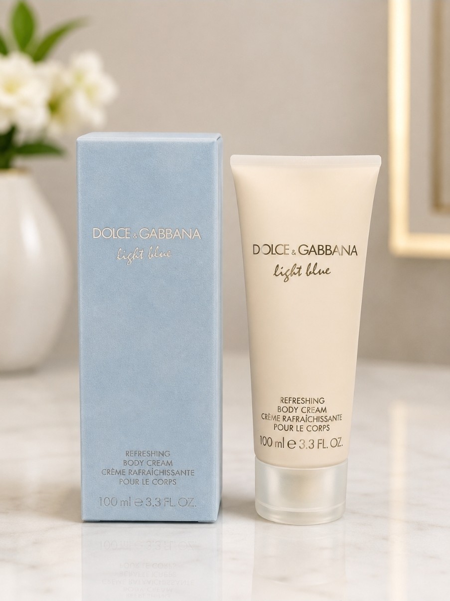 Dolce Gabbana Light Blue Refreshing Body Cream 3.3FL/OZ 100% Authentic Dolce Gabbana Light Blue Refreshing Body Cream 3.3FL/OZ 100% Authentic