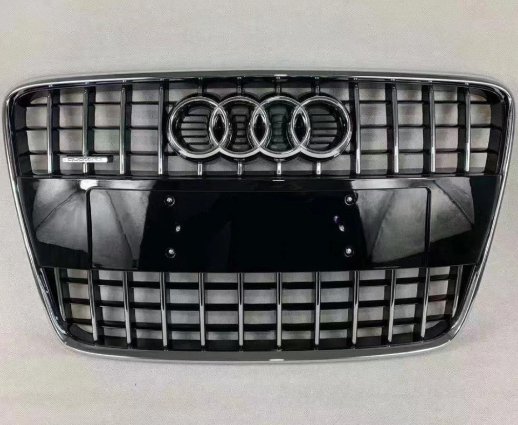 For Audi 2007- 2014 2015 Q7 SQ7 RSQ7 style Front bumper black Grille Upper Grill For Audi 2007- 2014 2015 Q7 SQ7 RSQ7 style Front bumper black Grille Upper Grill