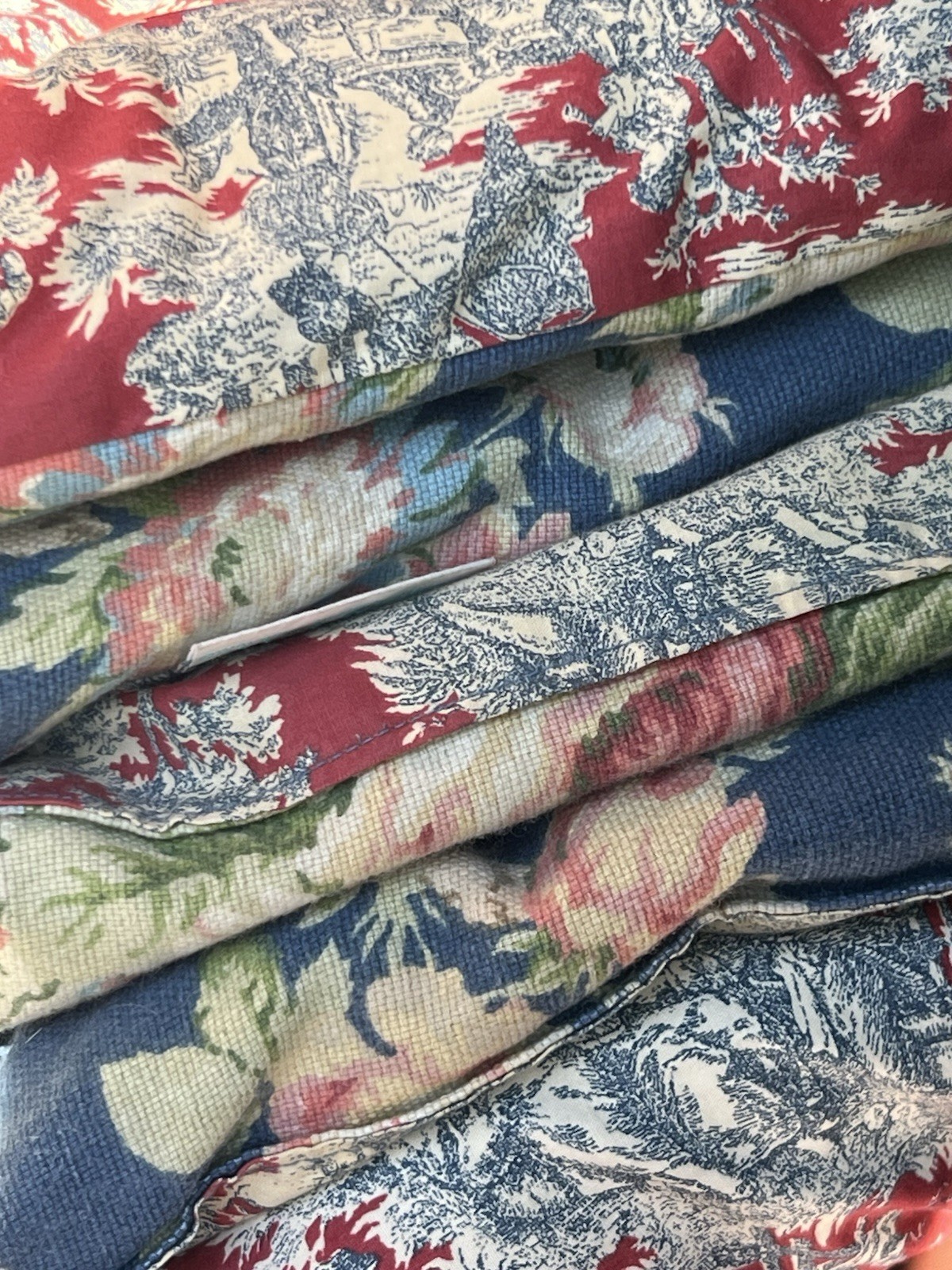VTG Waverly King Comforter Set 5pc Sanctuary Rose Toile Reversible Cottagecore VTG Waverly King Comforter Set 5pc Sanctuary Rose Toile Reversible Cottagecore