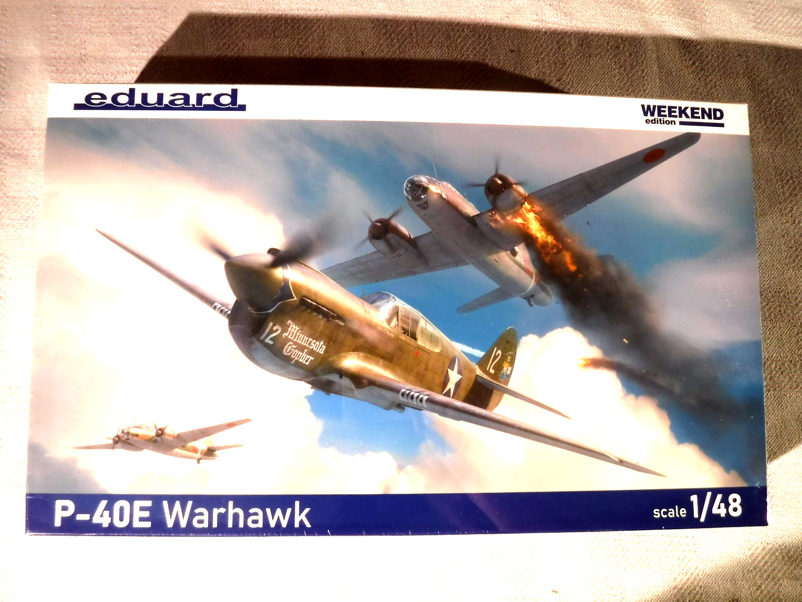 1/48 Eduard USAAF AVG Curtiss P 40E Markings 4/4 Versions Weekend Ed # 84207