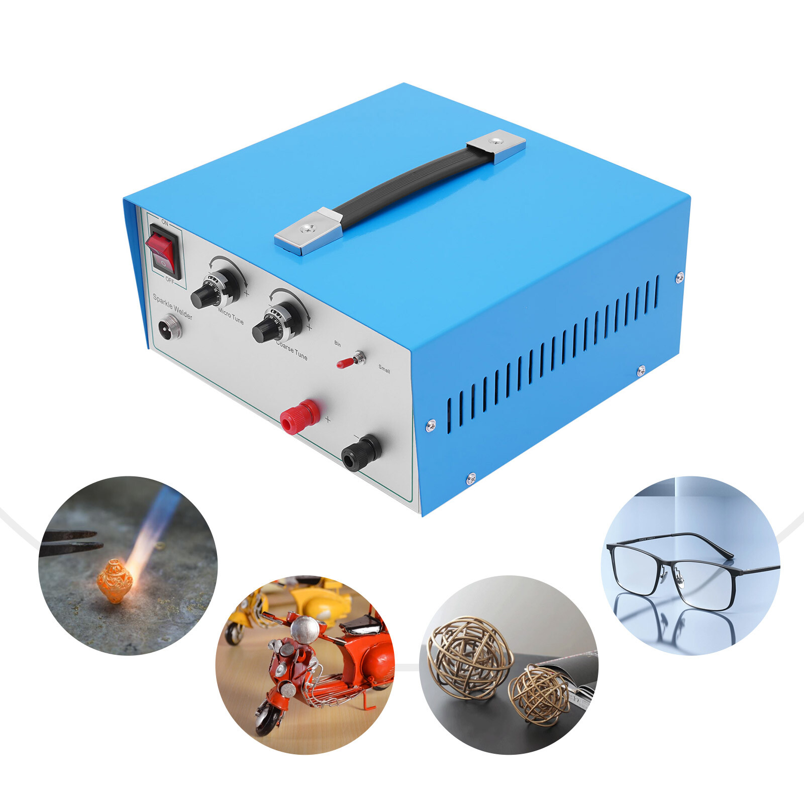600W Spot Welder Spot Welding Machine Jewelry Tool platinum, gold, Silver