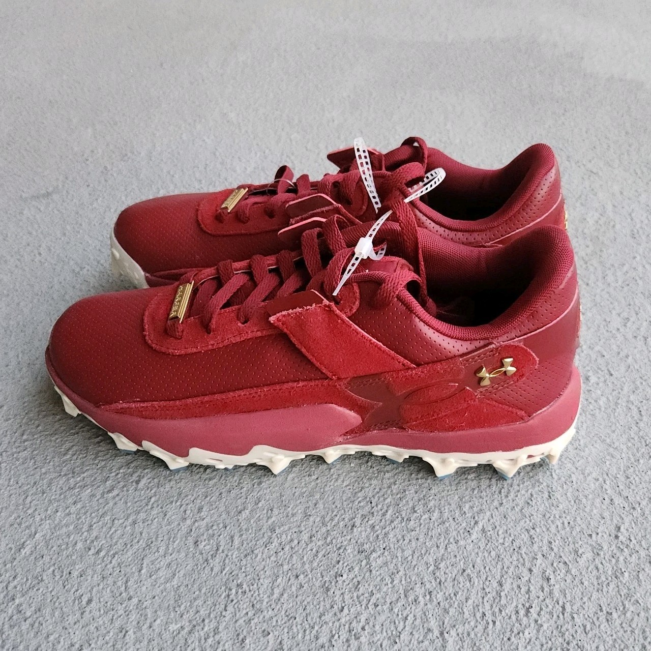 Under Armour Harper 8.5 Pro Baseball Cleats Cardinal 6010136-625 Men\'s SZ 14 US Under Armour Harper 8.5 Pro Baseball Cleats Cardinal 6010136-625 Men\'s SZ 14 US