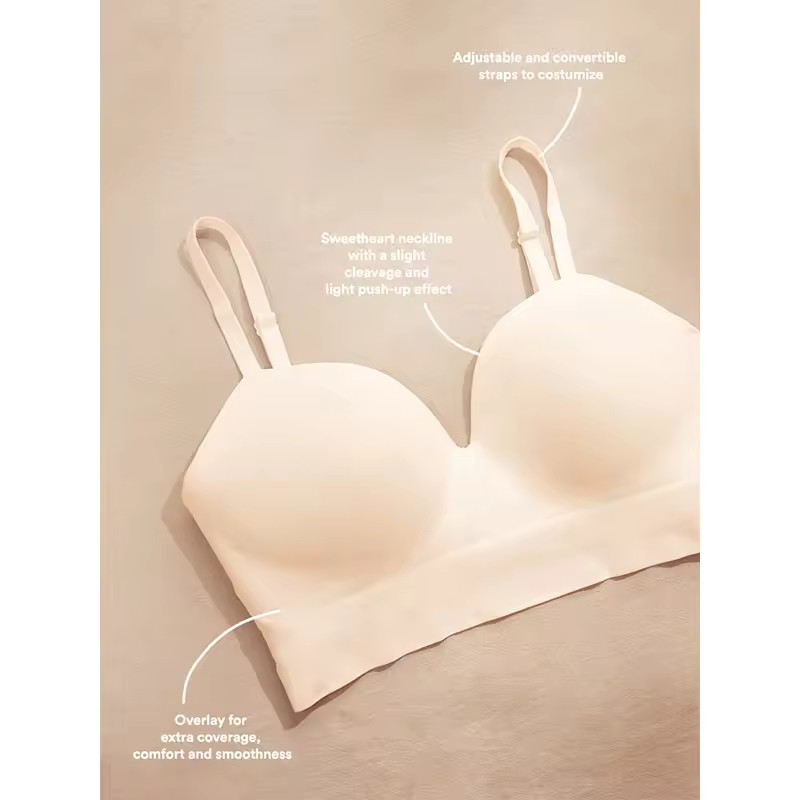 Shapermint Truekind Supportive Comfort Wireless Shaping Bra Women\'s Shapermint Truekind Supportive Comfort Wireless Shaping Bra Women\'s