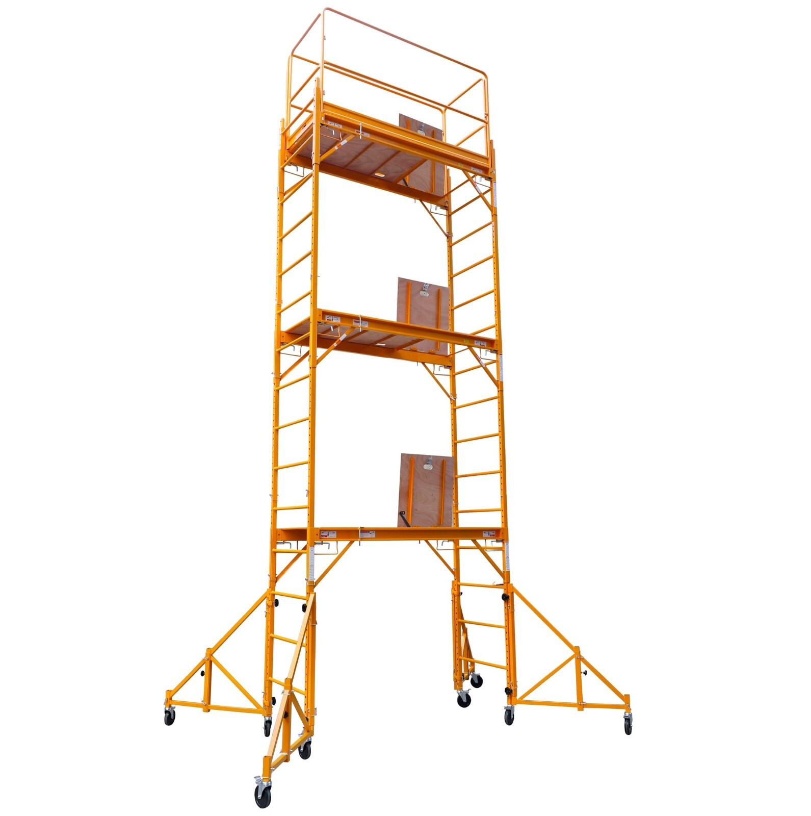 18 Ft Scaffolding Tower w/ Hatch Platform 1000 Lbs. Capacity W/ 36