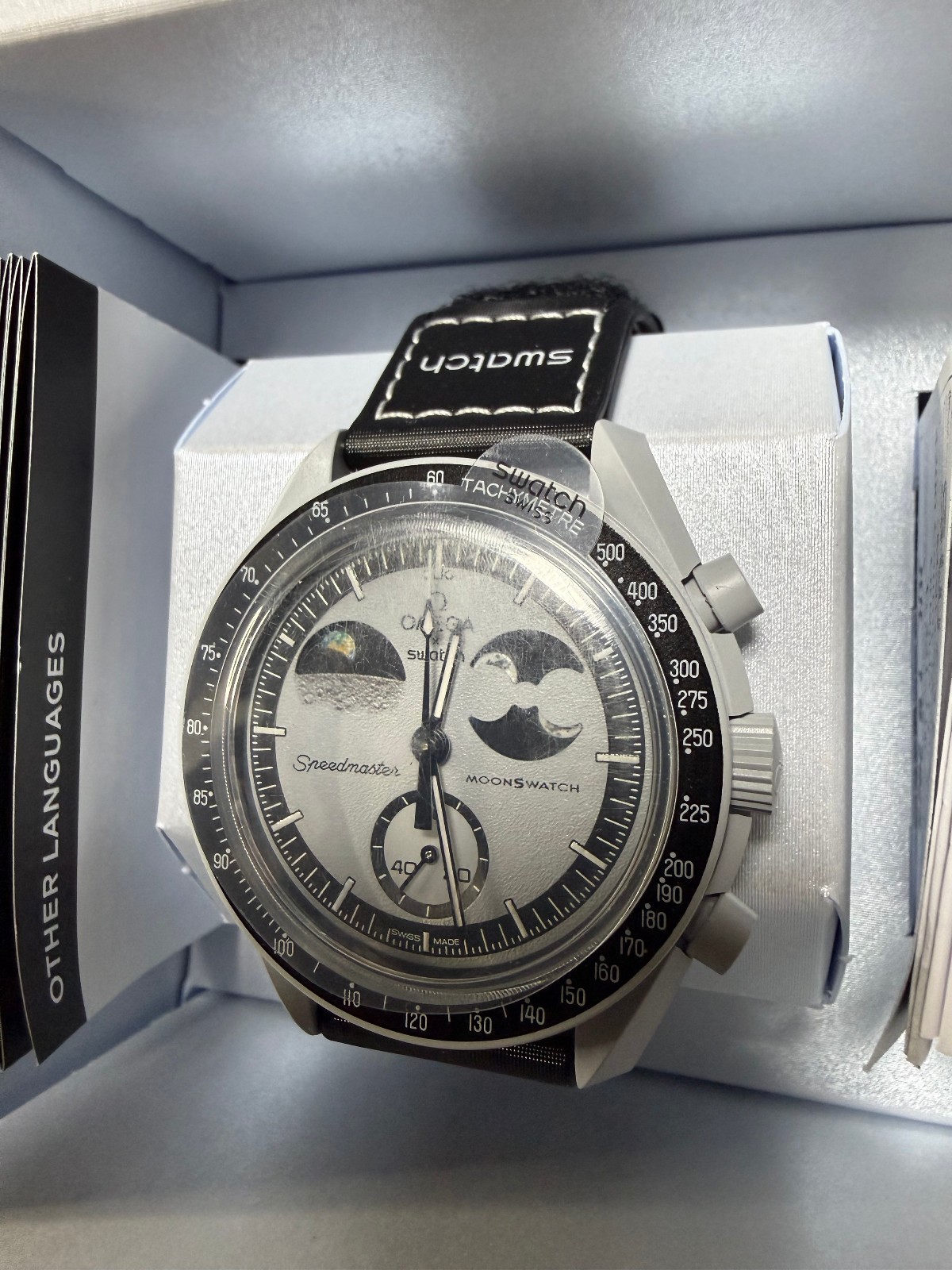 OMEGA Moonswatch Mission To Earth Phase S033M700 Gray Men's Watch OMEGA Moonswatch Mission To Earth Phase S033M700 Gray Men's Watch