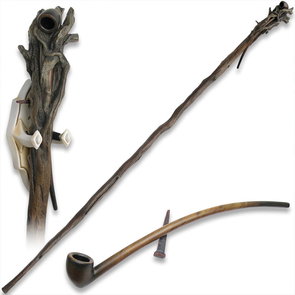 LOTR Gandalf The Grey Staff with Pipe, Certificate of Authenticity, 69