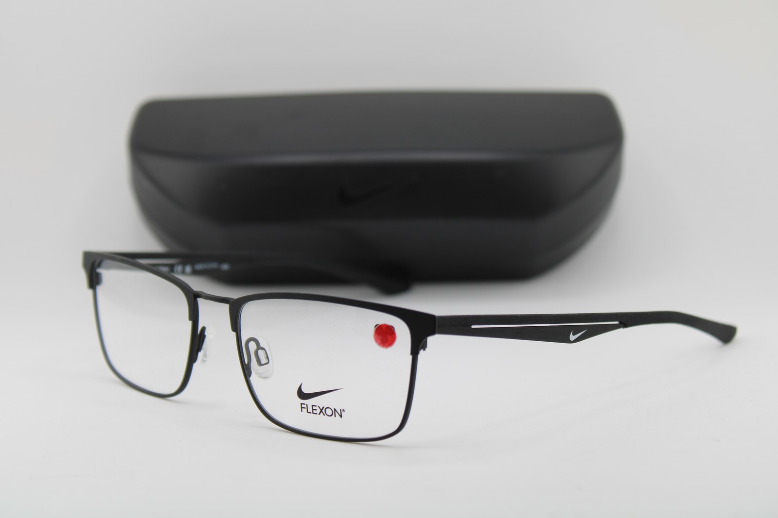 NEW NIKE FLEXON 4314 001 BLACK GUNMETAL AUTHENTIC EYEGLASSES 54-17 NEW NIKE FLEXON 4314 001 BLACK GUNMETAL AUTHENTIC EYEGLASSES 54-17