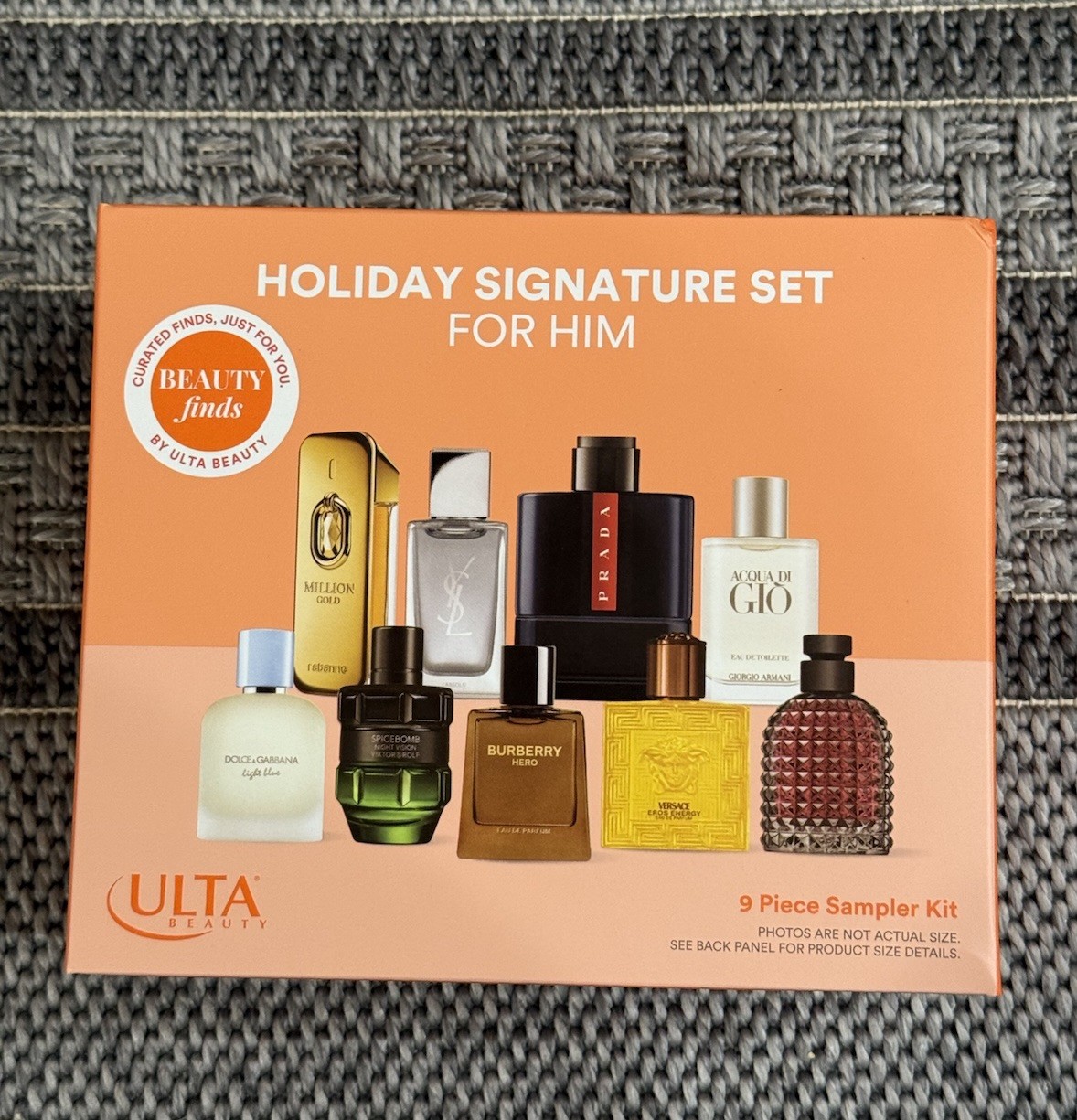 ULTA BEAUTY Mini COLOGNE 9 PC Set HOLIDAY SIGNATURE FOR HIM Sealed, 2025, NWB ULTA BEAUTY Mini COLOGNE 9 PC Set HOLIDAY SIGNATURE FOR HIM Sealed, 2025, NWB