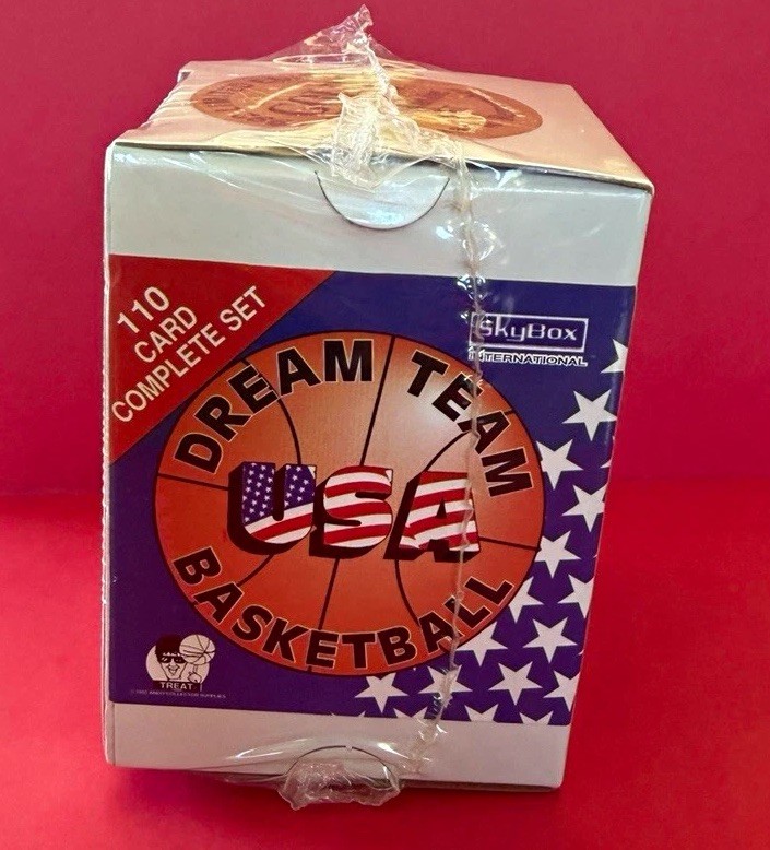 SkyBox International 1992 USA Dream Team Basketball 110-Card Complete Set Jordan SkyBox International 1992 USA Dream Team Basketball 110-Card Complete Set Jordan