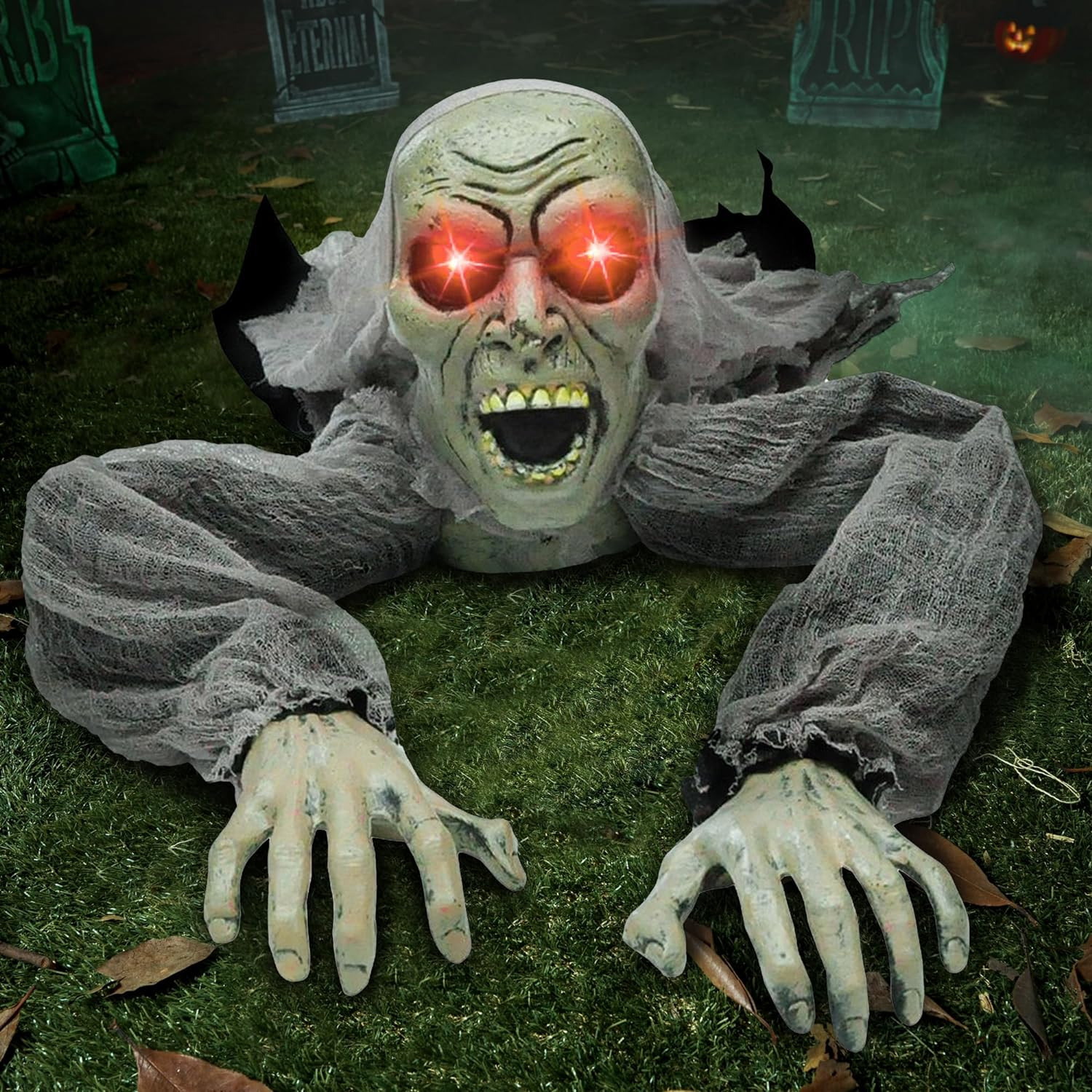 Zombie Halloween Decoration Outdoor Groundbreaker Scary Halloween Graveyard Deco Zombie Halloween Decoration Outdoor Groundbreaker Scary Halloween Graveyard Deco