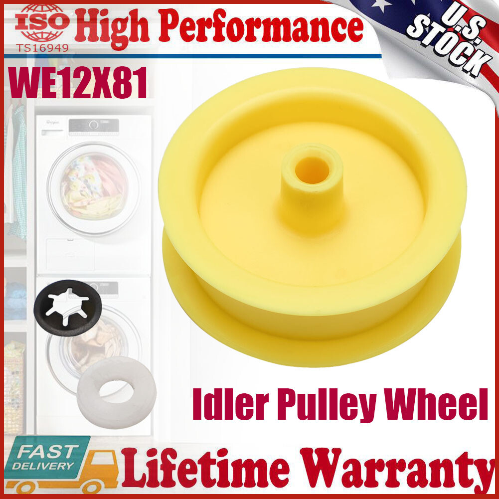 NEW WE12X81 Idler Pulley Wheel for GE Dryer PS265721 EA265721  WE12X83 WE12X47