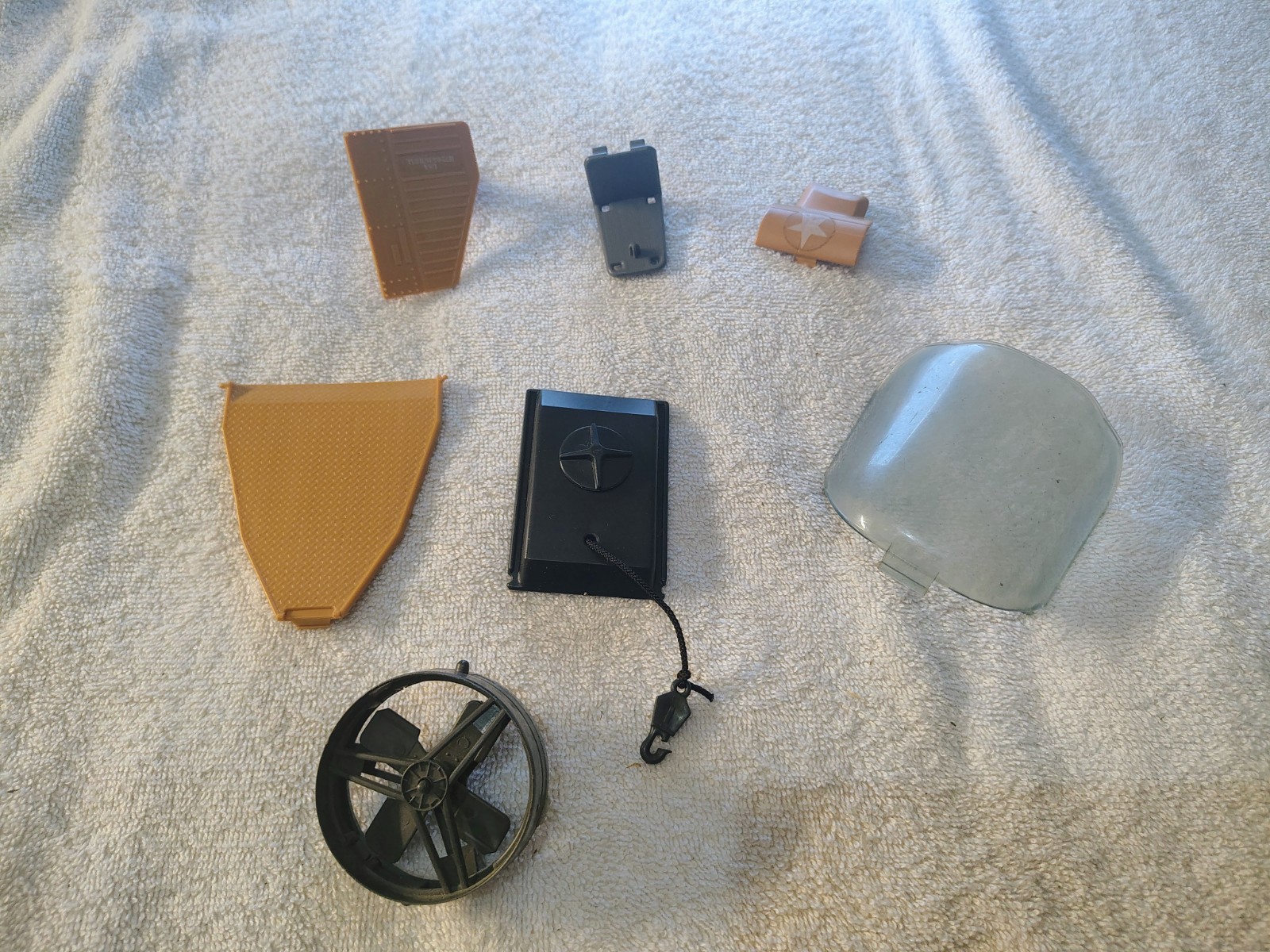 Vintage 1986 Hasbro GI Joe TOMAHAWK Helicopter ~ Parts & Pieces ~ Lot of 7 ~ EUC Vintage 1986 Hasbro GI Joe TOMAHAWK Helicopter ~ Parts & Pieces ~ Lot of 7 ~ EUC