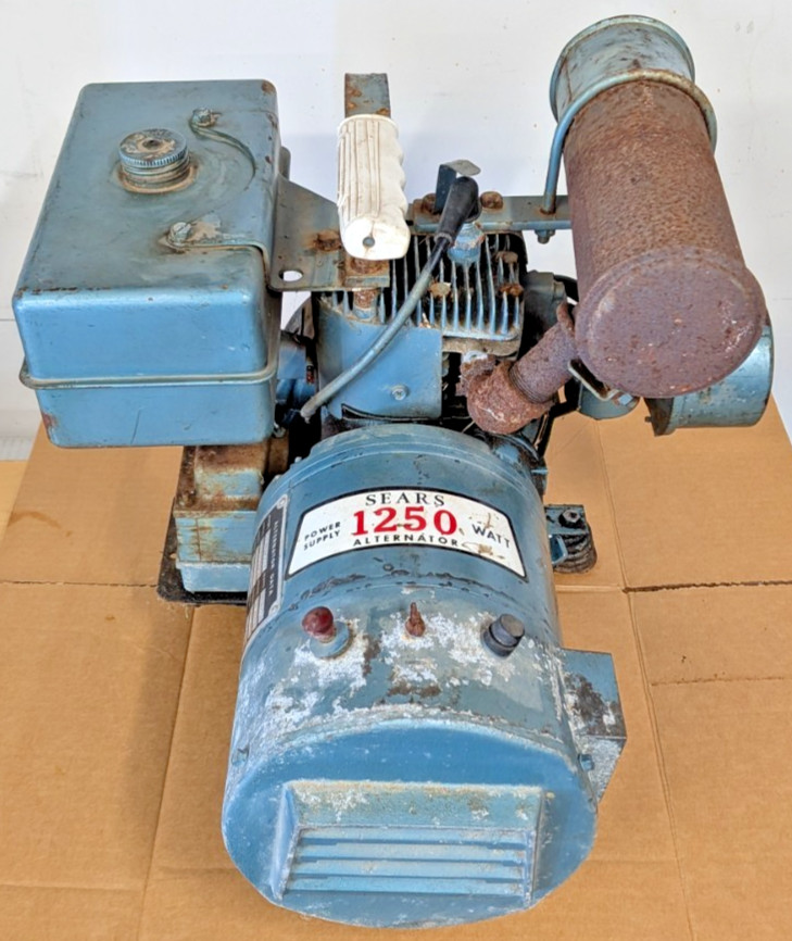 Vintage Sears Craftsman 1250 Watt Alternator Generator 115V Model 580.320080 Vintage Sears Craftsman 1250 Watt Alternator Generator 115V Model 580.320080