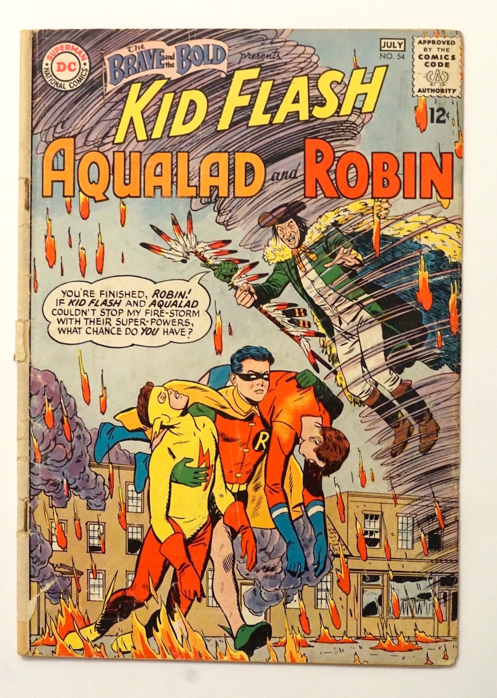 Brave and the Bold #54 ( DC 1964 ) FR/GD (See pics) 1st Teen Titans team Brave and the Bold #54 ( DC 1964 ) FR/GD (See pics) 1st Teen Titans team