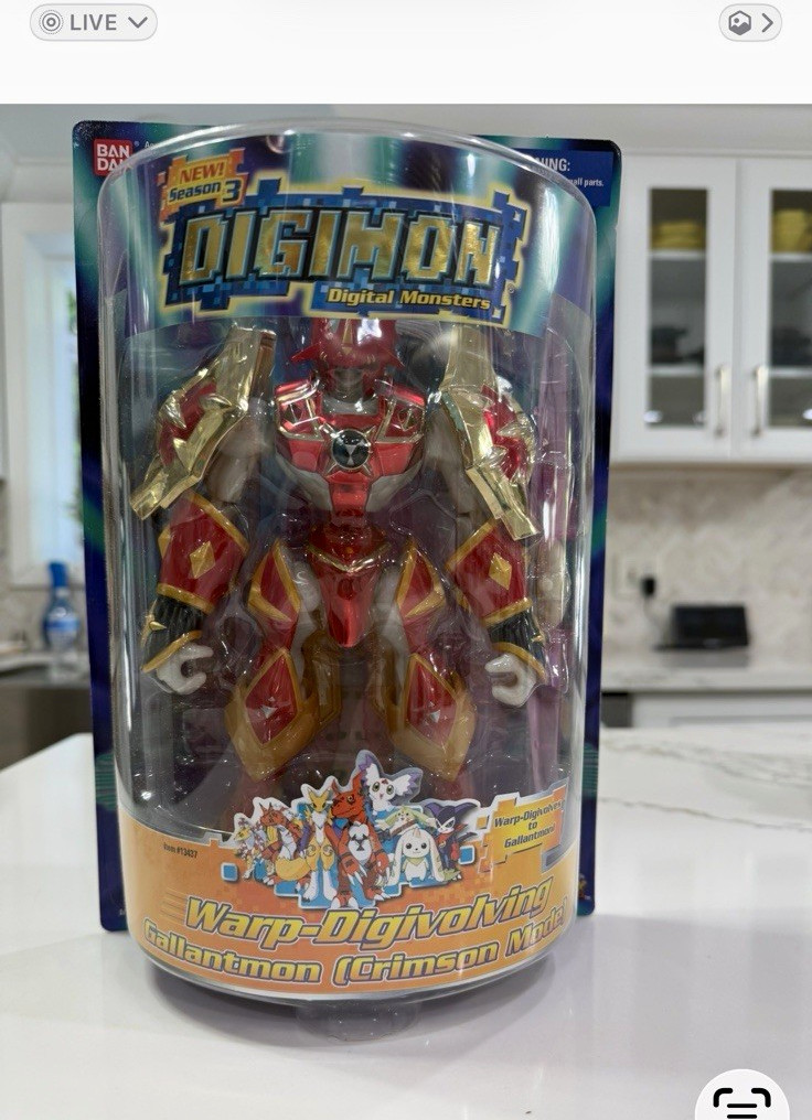 Bandai Digimon Season 3 Gallantmon Crimson Mode Warp-Digivolving Figure Boxed Bandai Digimon Season 3 Gallantmon Crimson Mode Warp-Digivolving Figure Boxed