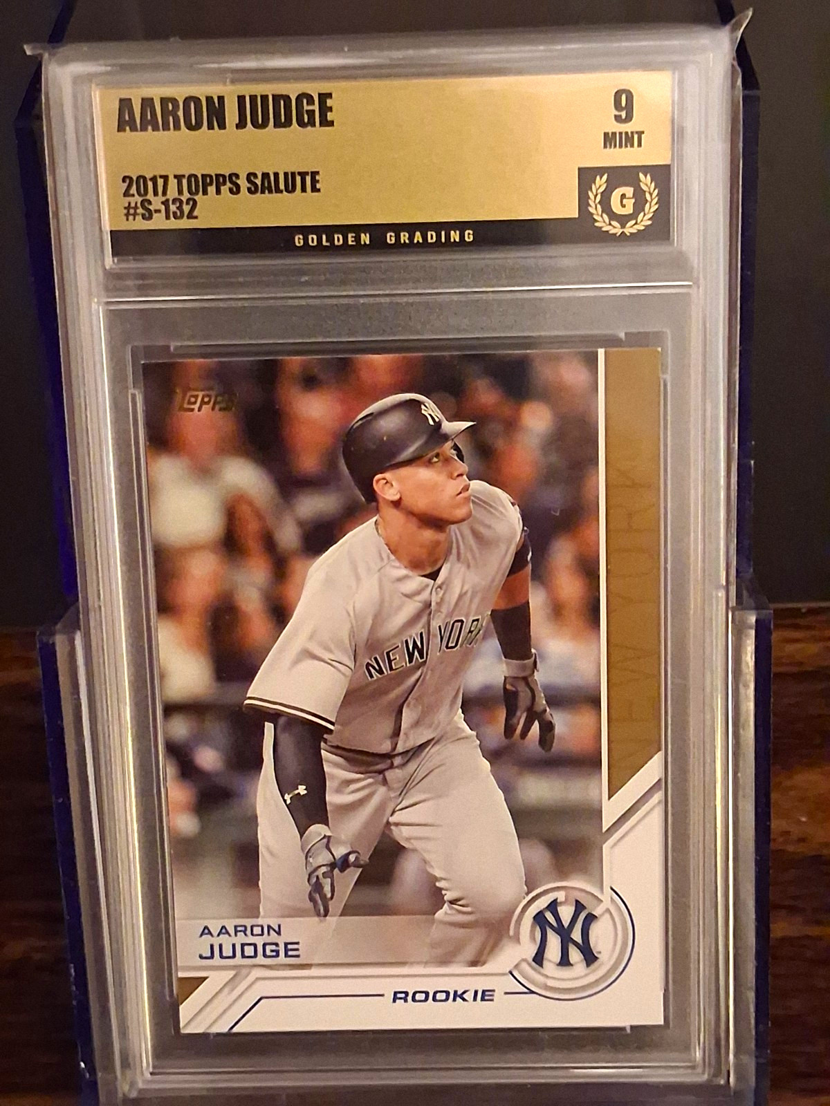 2017 Topps Salute #S-132 arron judge Yankees rookie GSG 9 2017 Topps Salute #S-132 arron judge Yankees rookie GSG 9