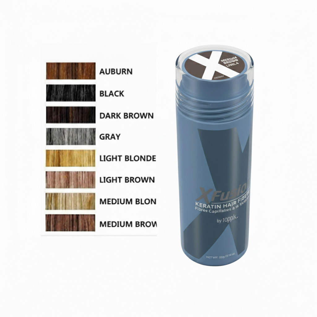 1or2 Bottles Deal Xfusion Keratin Hair Fibers 28G / 0.98 oz Toppi 27.5G