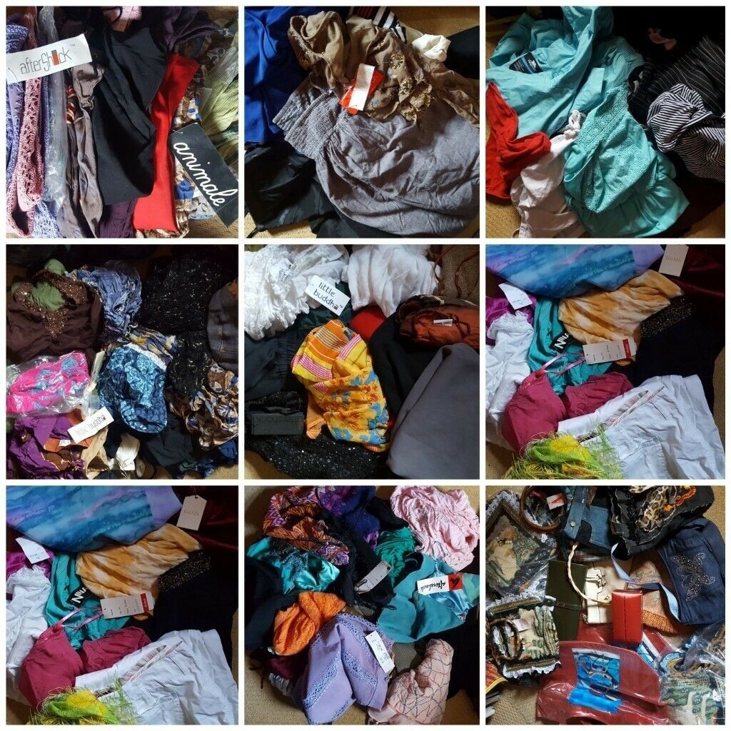 Bulk Wholesale Clothing Lot $900 Retail Mystery Lot 40 Items  Read Mostly New