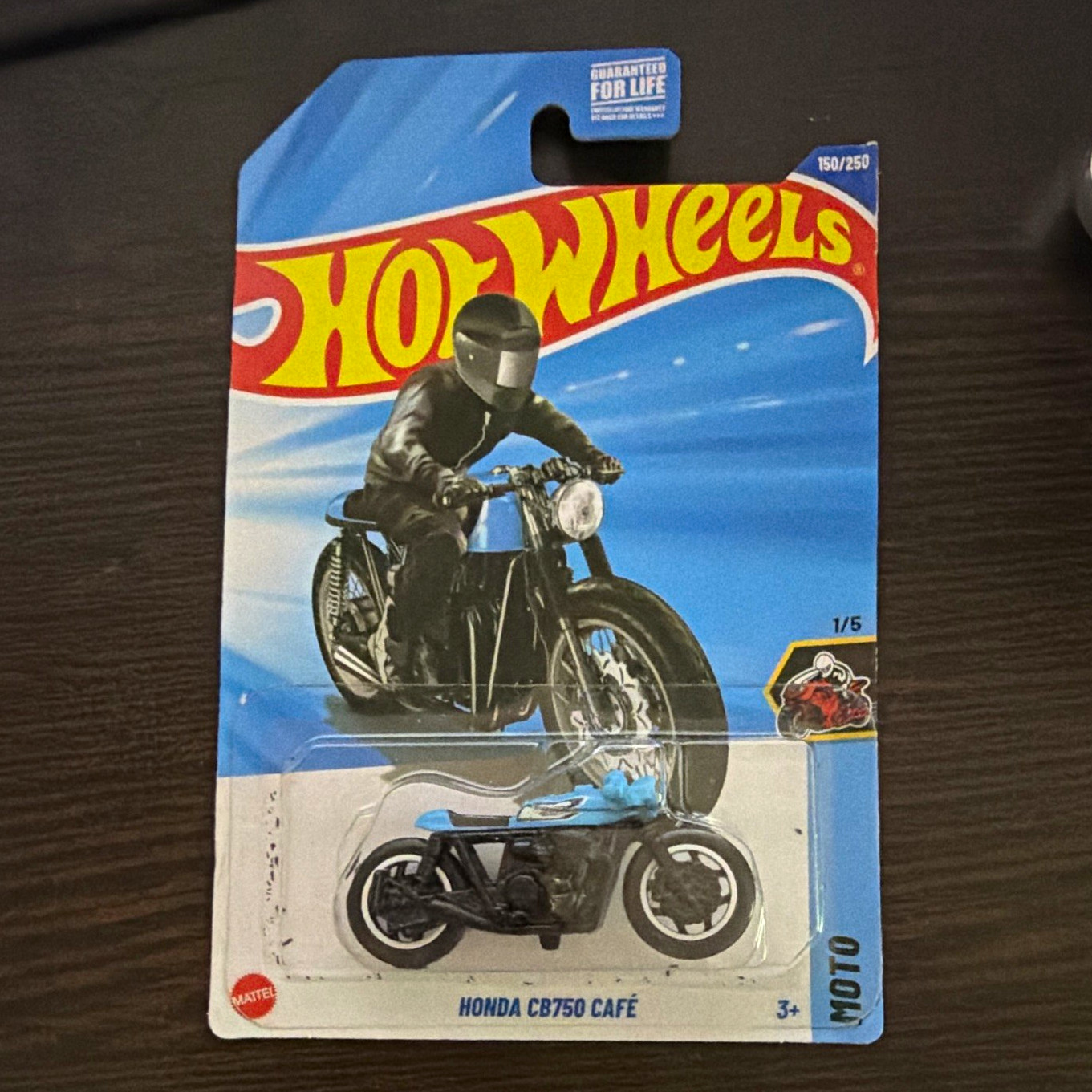 Hot Wheels Moto Honda CB750 Café 1:64 Diecast Motorcycle Blue/Black Unopened Hot Wheels Moto Honda CB750 Café 1:64 Diecast Motorcycle Blue/Black Unopened